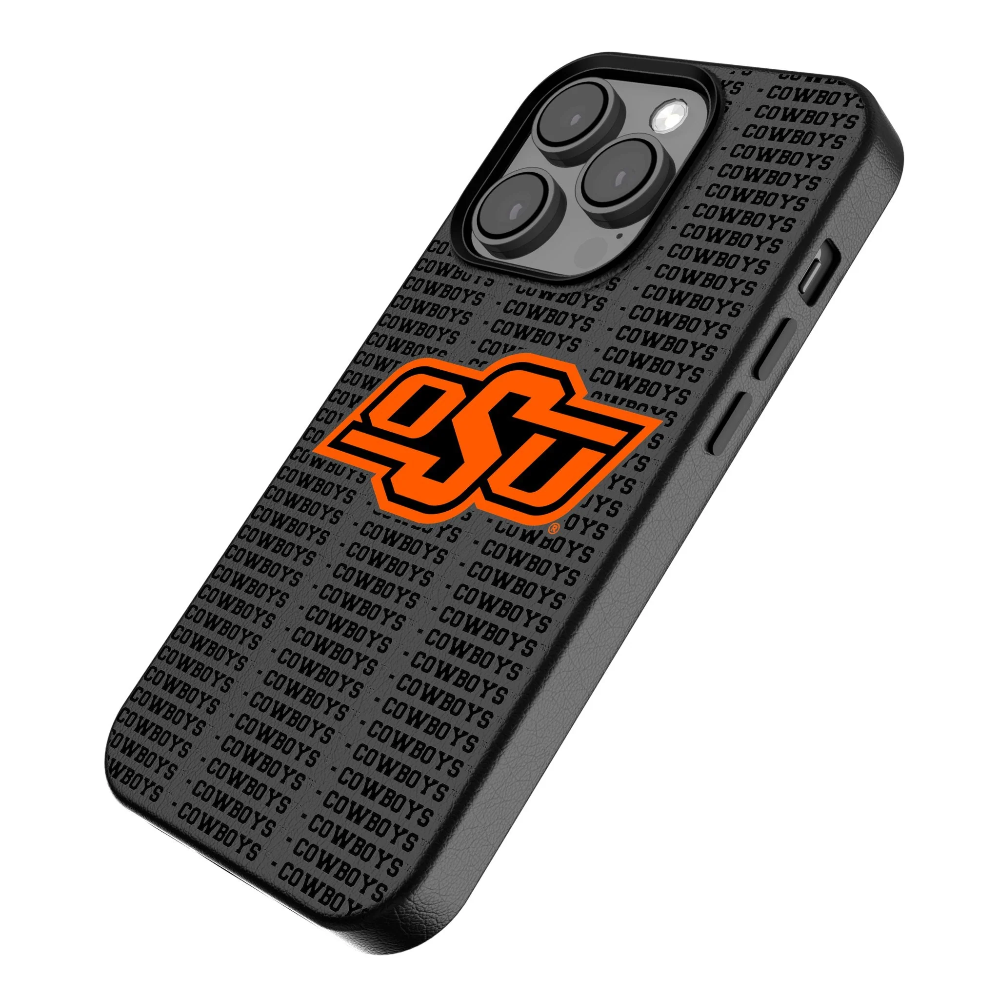 Oklahoma State University Cowboys Text Backdrop MagSafe Compatible Phone Case for Apple iPhone - Image 2
