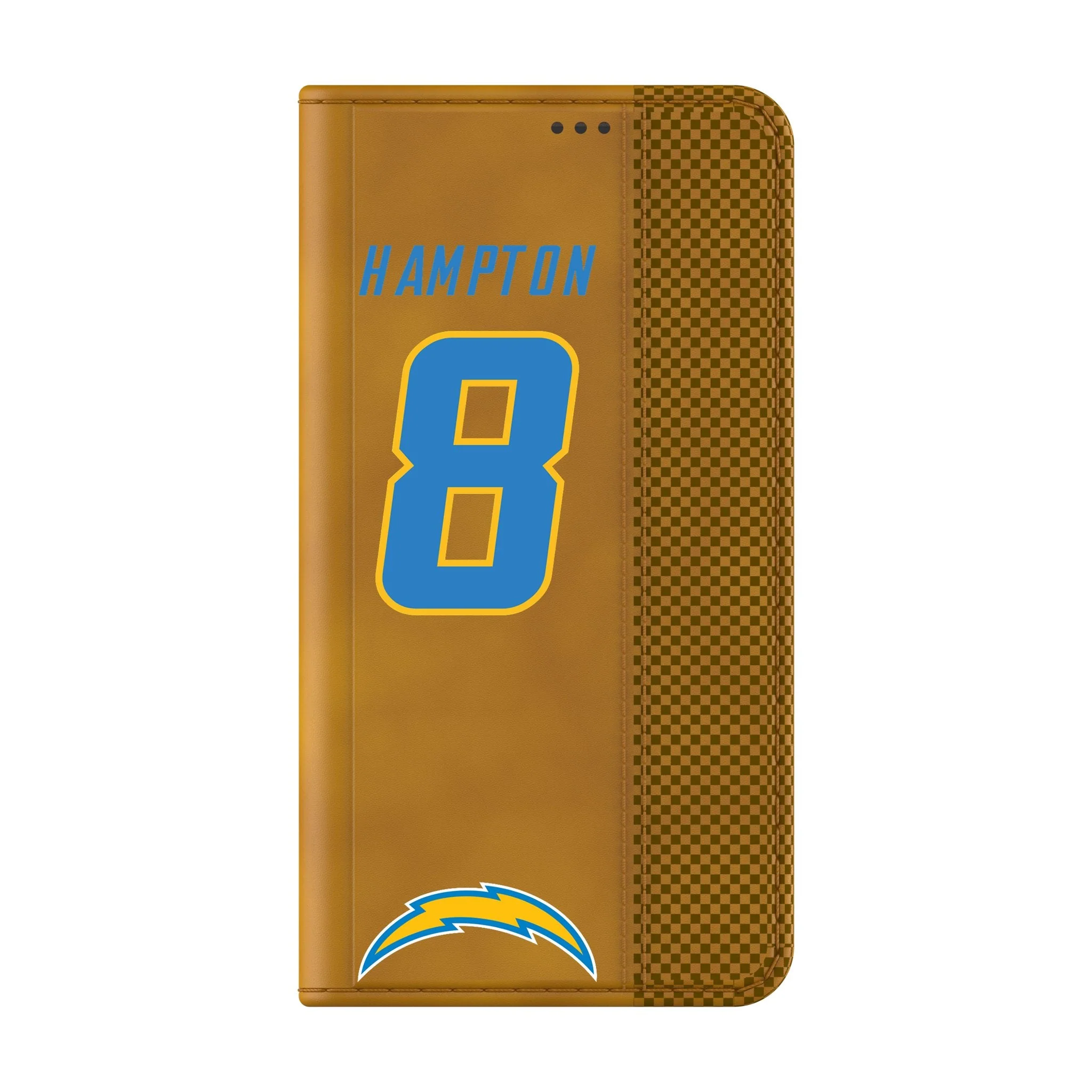 Omarion Hampton Los Angeles Chargers 8 Game Tactic Folio Phone Case for Samsung Galaxy - Image 2