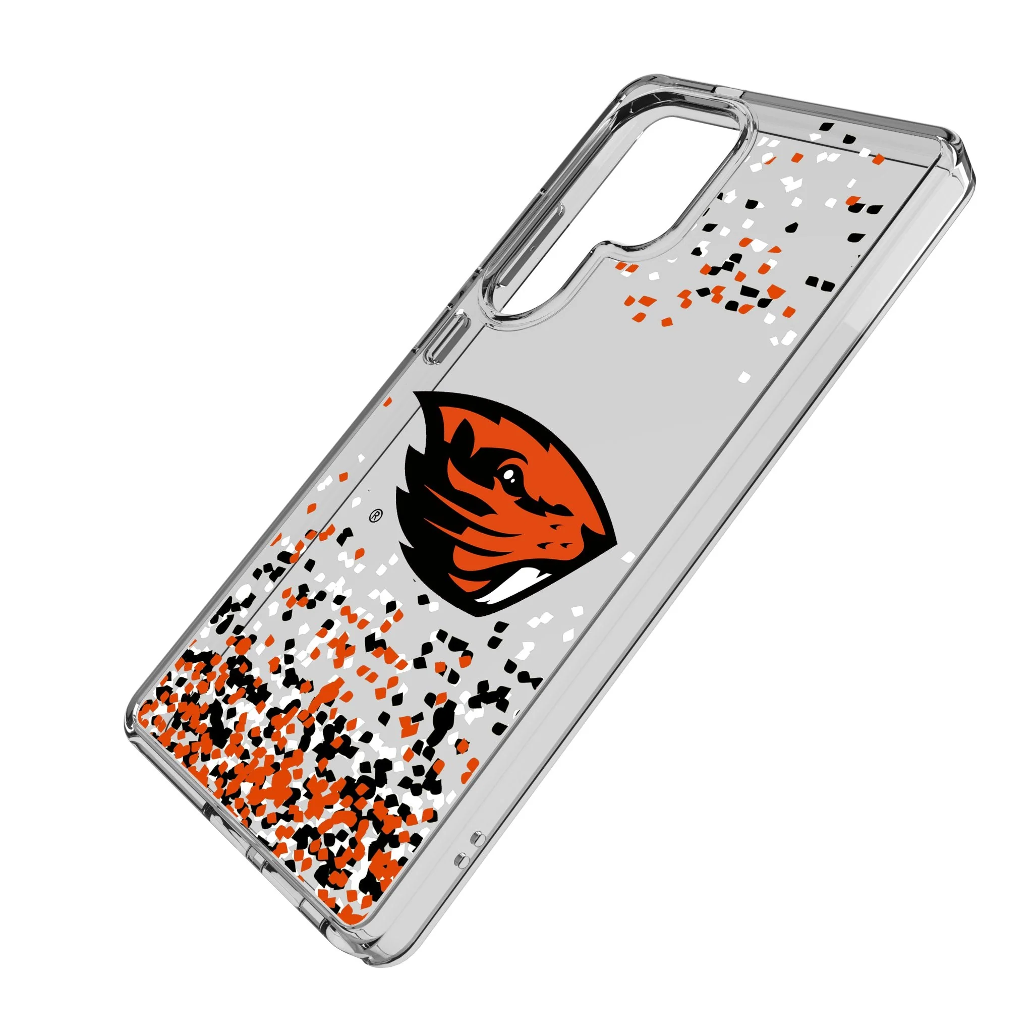 Oregon State University Beavers Confetti Clear Phone Case for Samsung Galaxy