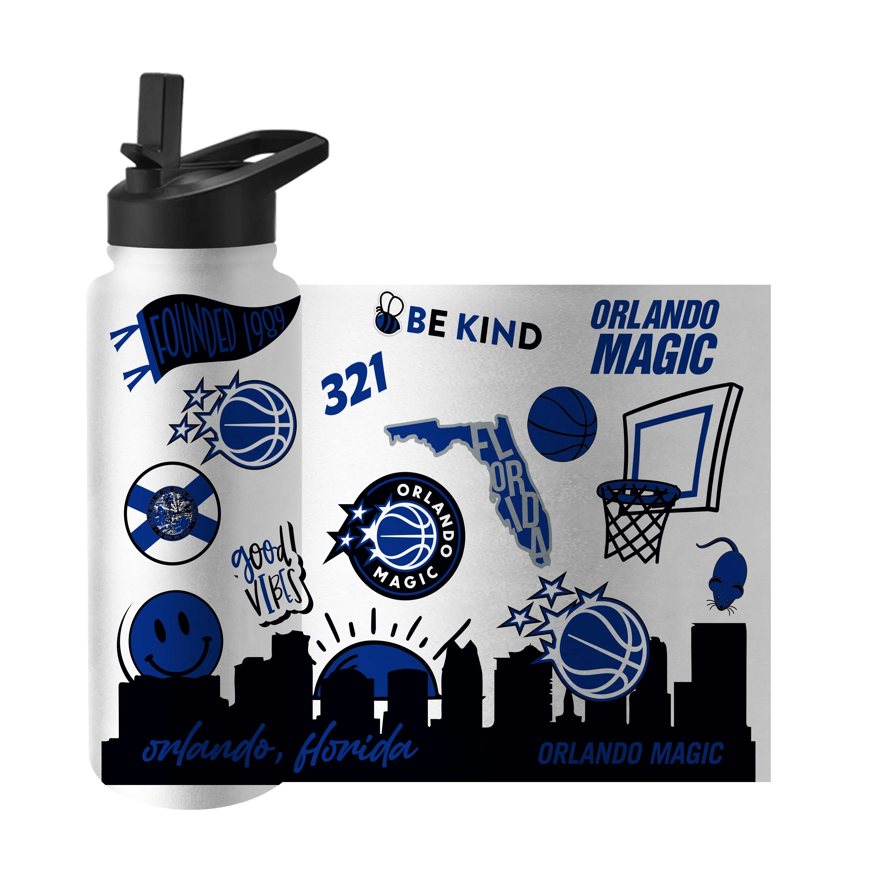 Orlando Magic 34oz Native Quencher Bottle - Image 2