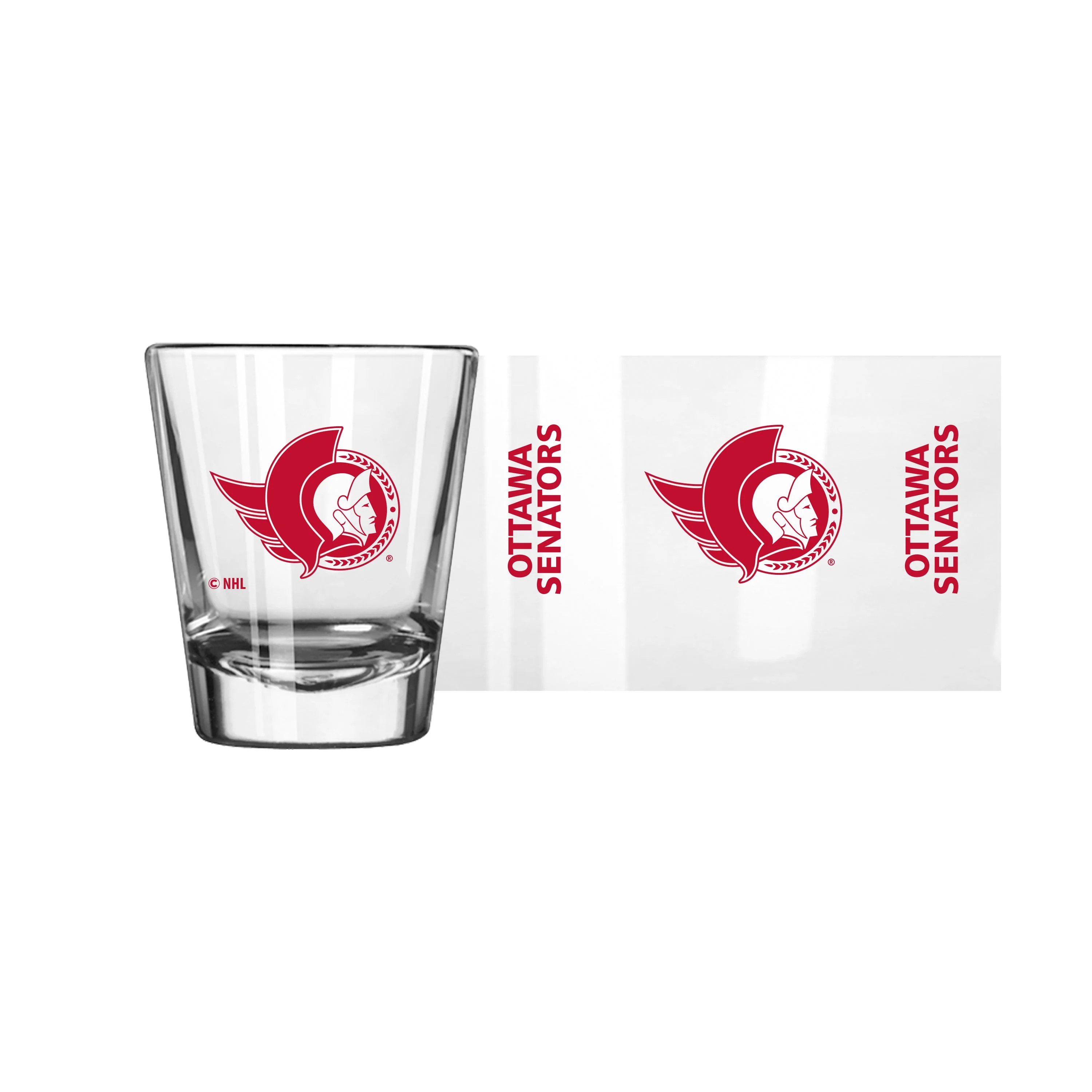 Ottawa Senators 2oz Gameday Shot Glass - Image 2