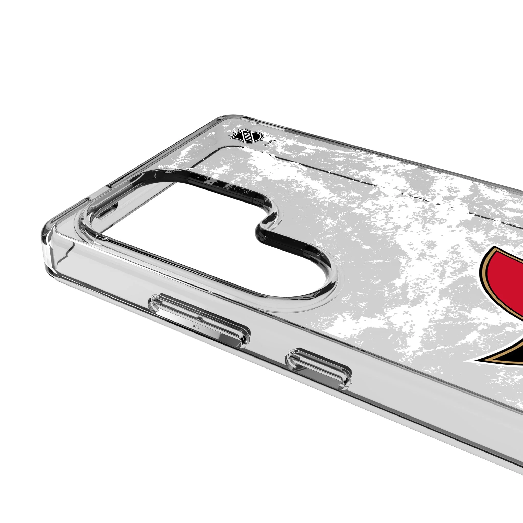 Ottawa Senators Ice Stripe Clear Phone Case for Samsung Galaxy - Image 3
