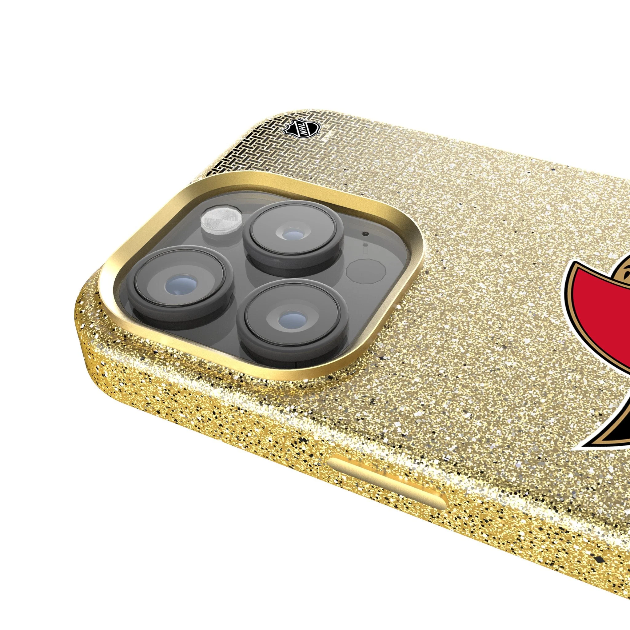 Ottawa Senators Linen Bling Phone Case for Apple iPhone - Image 4