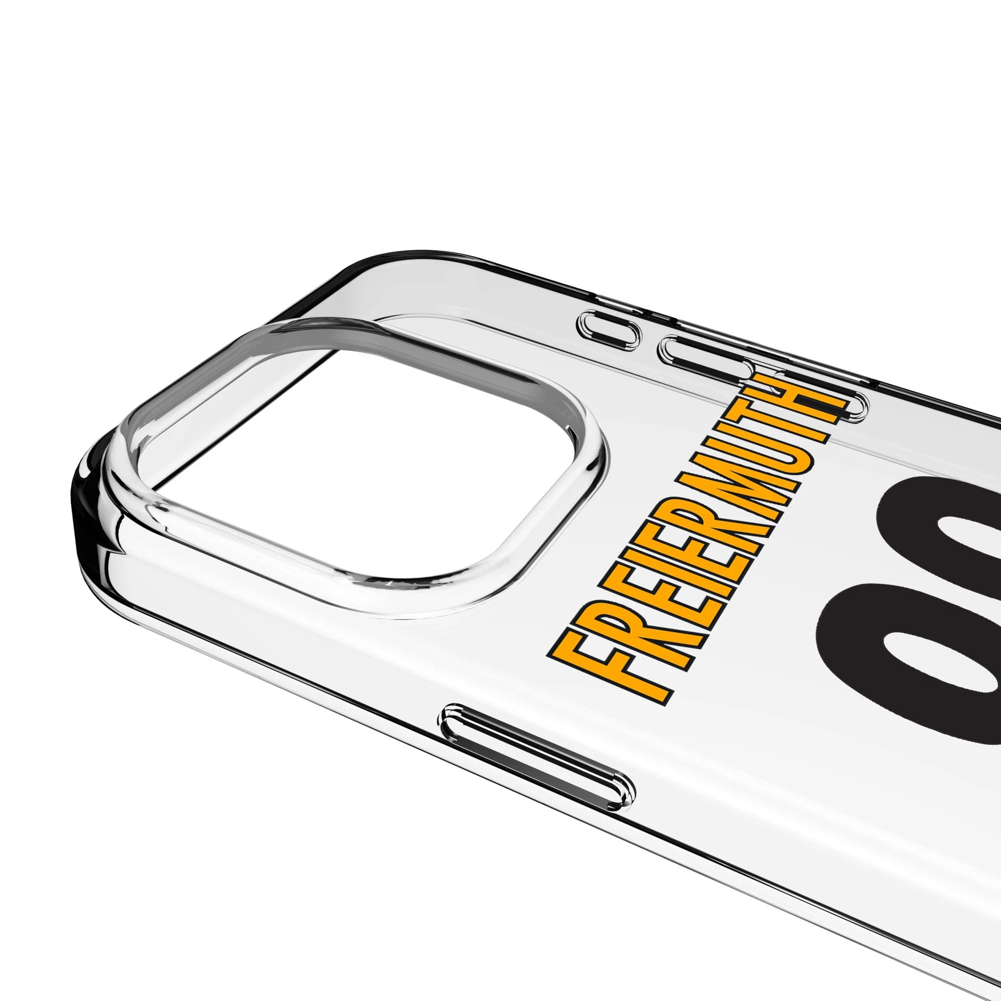 Pat Freiermuth Pittsburgh Steelers 88 Game Tactic Clear Phone Case for Apple iPhone - Image 3