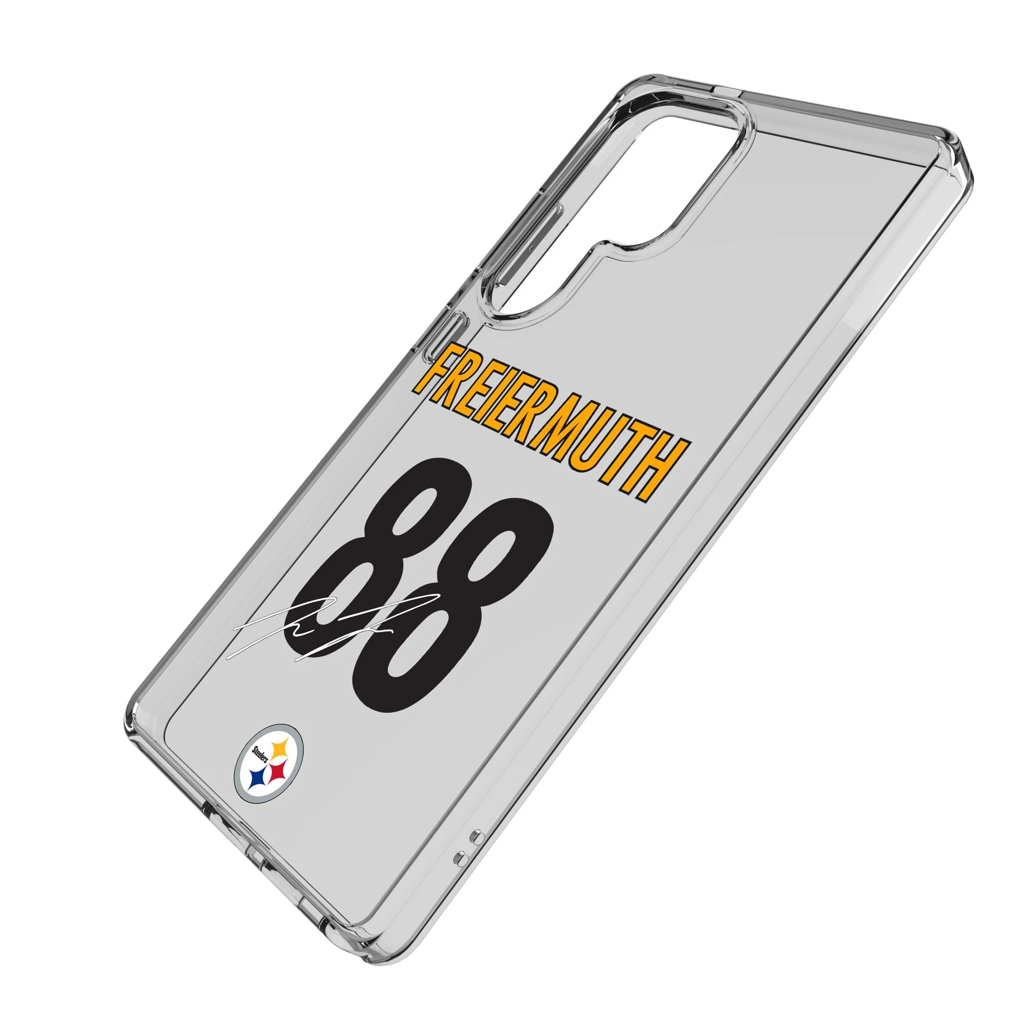 Pat Freiermuth Pittsburgh Steelers 88 Game Tactic Clear Phone Case for Samsung Galaxy - Image 2