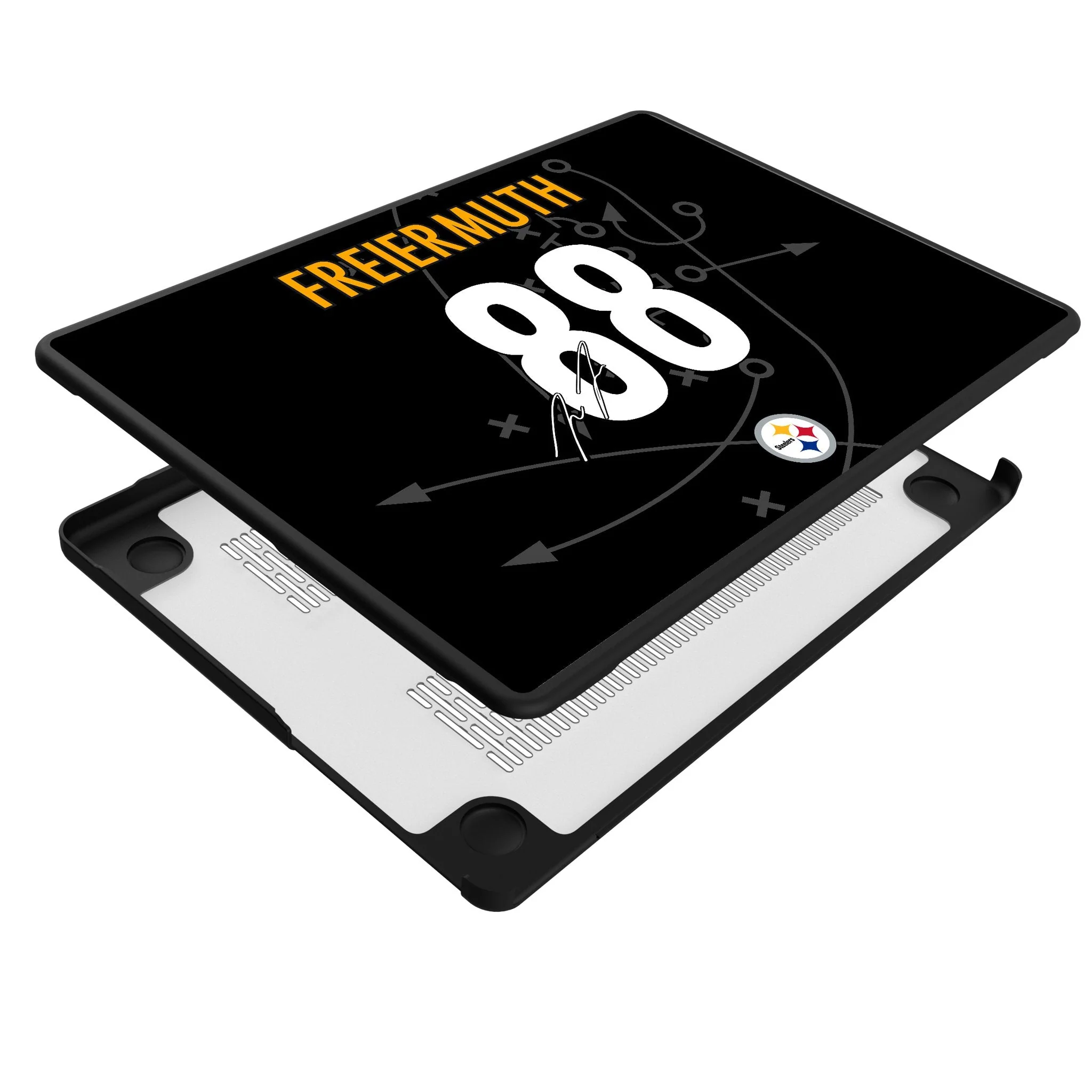 Pat Freiermuth Pittsburgh Steelers 88 Game Tactic Laptop Case for Apple MacBook - Image 4