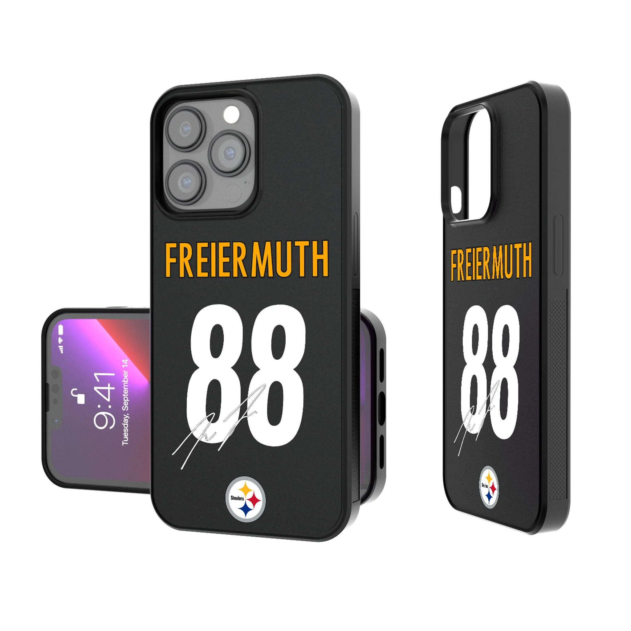 Pat Freiermuth Pittsburgh Steelers 88 Ready Bump Phone Case