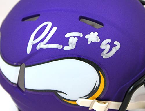 Patrick Jones Autographed Minnesota Vikings Speed Mini Helmet-Beckett W Hologram Silver - Image 5