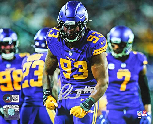 Patrick Jones Autographed Vikings 8x10 Flex Photo-Beckett W Hologram Silver