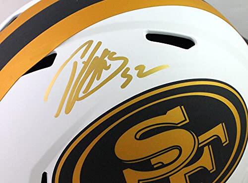 Patrick Willis Autographed 49ers Lunar Speed Full Size Helmet- Beckett W Gold - Image 5