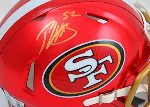 Patrick Willis Autographed SF 49ers Flash Mini Helmet-Beckett W Hologram Gold - Image 3