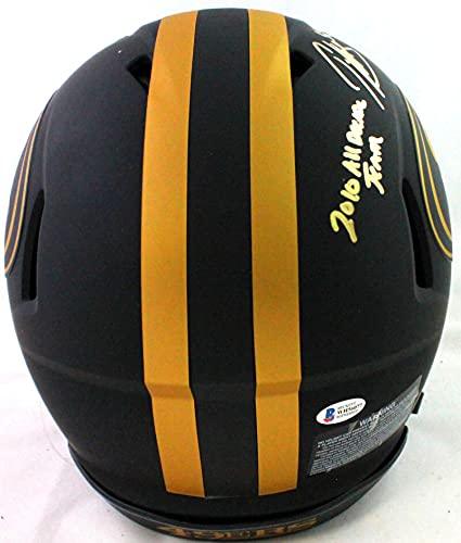 Patrick Willis Signed 49ers Eclipse Authentic FS Helmet w/ 3 Insc- Beckett WGld - Image 3
