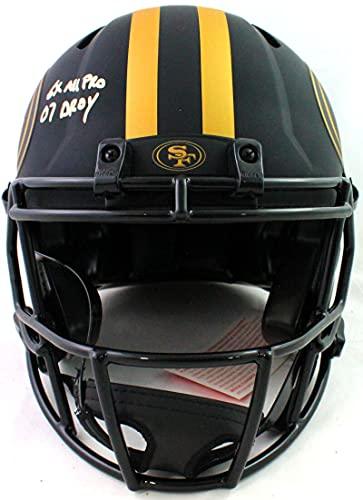 Patrick Willis Signed 49ers Eclipse Authentic FS Helmet w/ 3 Insc- Beckett WGld - Image 4