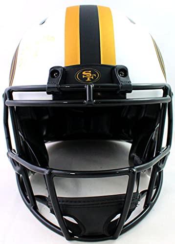 Patrick Willis Signed 49ers Lunar Authentic FS Helmet w/ 3 Insc- Beckett W Gold - Image 4
