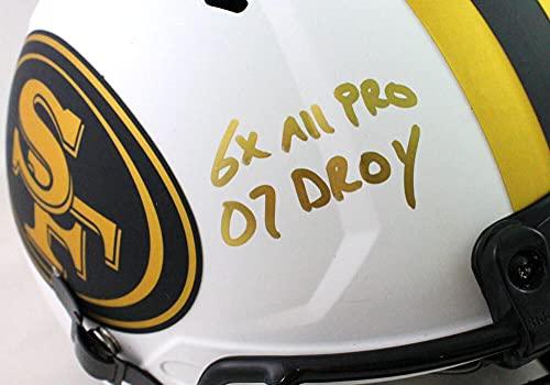 Patrick Willis Signed 49ers Lunar Authentic FS Helmet w/ 3 Insc- Beckett W Gold - Image 5