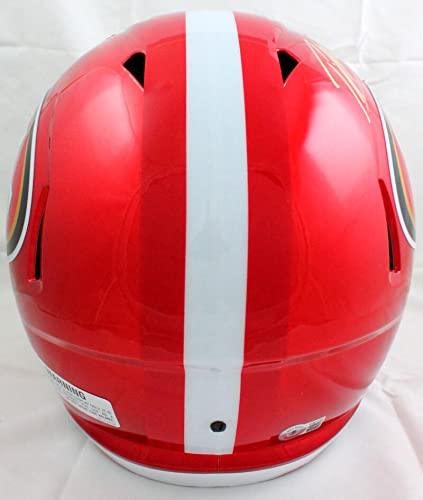 Patrick Willis Signed F/S San Francisco 49ers Flash Speed Helmet-Beckett W Hologram Gold - Image 3