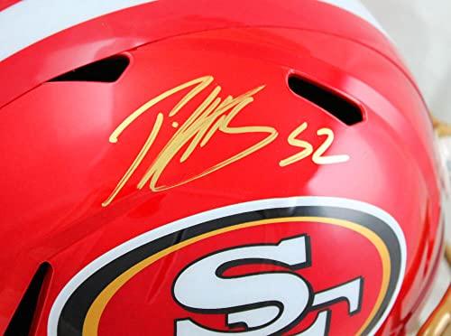 Patrick Willis Signed F/S San Francisco 49ers Flash Speed Helmet-Beckett W Hologram Gold - Image 5