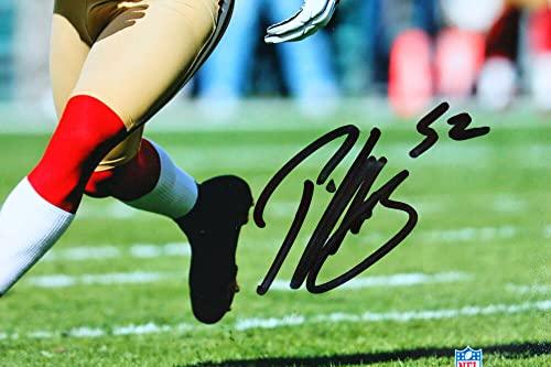 Patrick Willis Signed San Francisco 49ers Running 8x10 Photo-Beckett W Hologram Black - Image 2