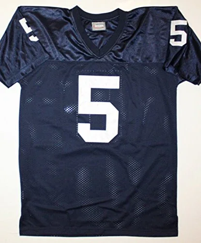 Paul Hornung Autographed Navy Blue College Style Jersey- JSA W Authenticated - Image 2