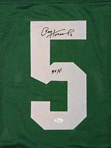 Paul Hornung Signed / Autographed Green Jersey with 59 Heisman and JSA W - Image 3