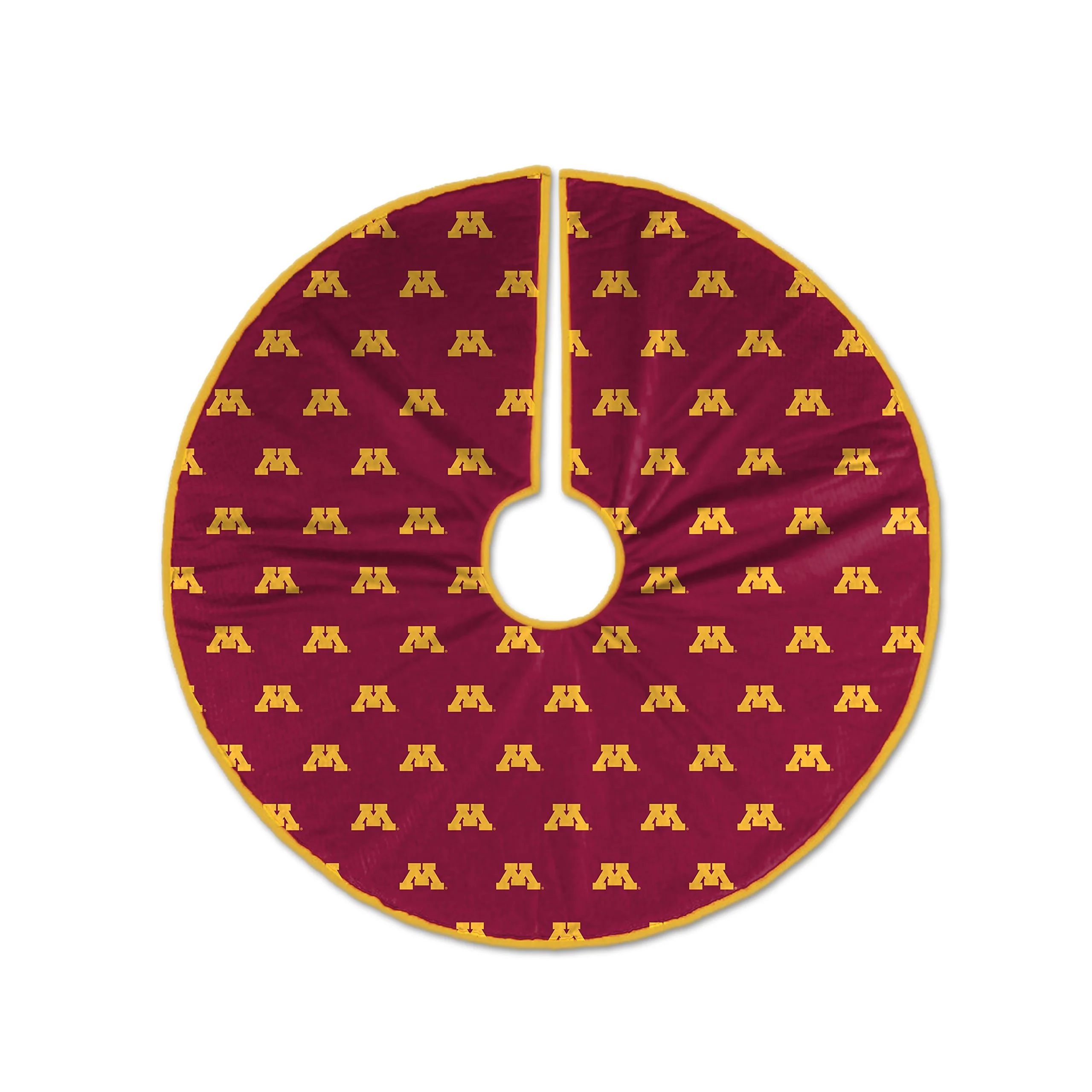 Pegasus Sports NCAA Minnesota Golden Gophers Christmas Tree Skirt, Maroon