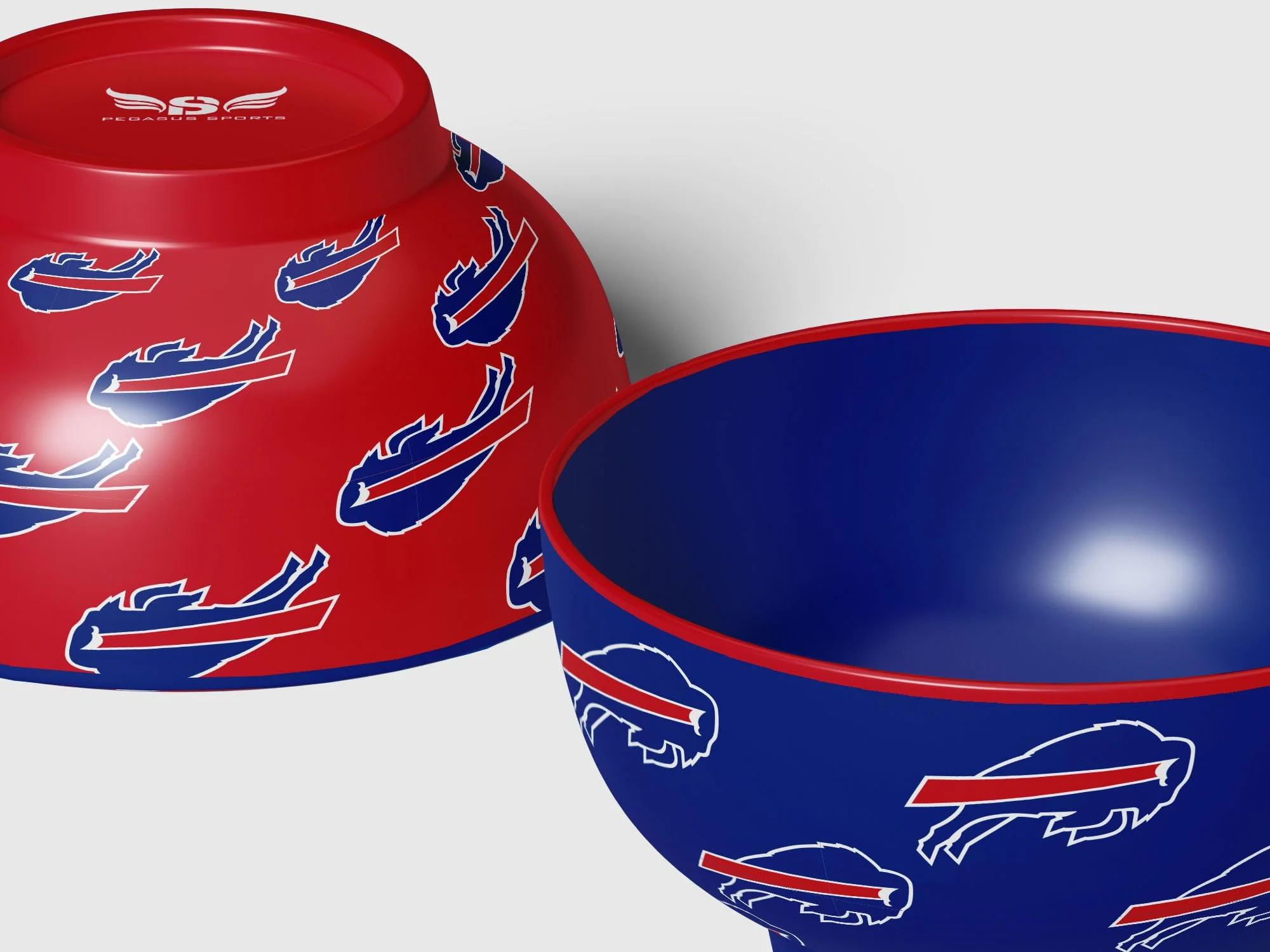 Pegasus Sports NFL Buffalo Bills Home and Away 2 Pack Serving Bowls - Image 4