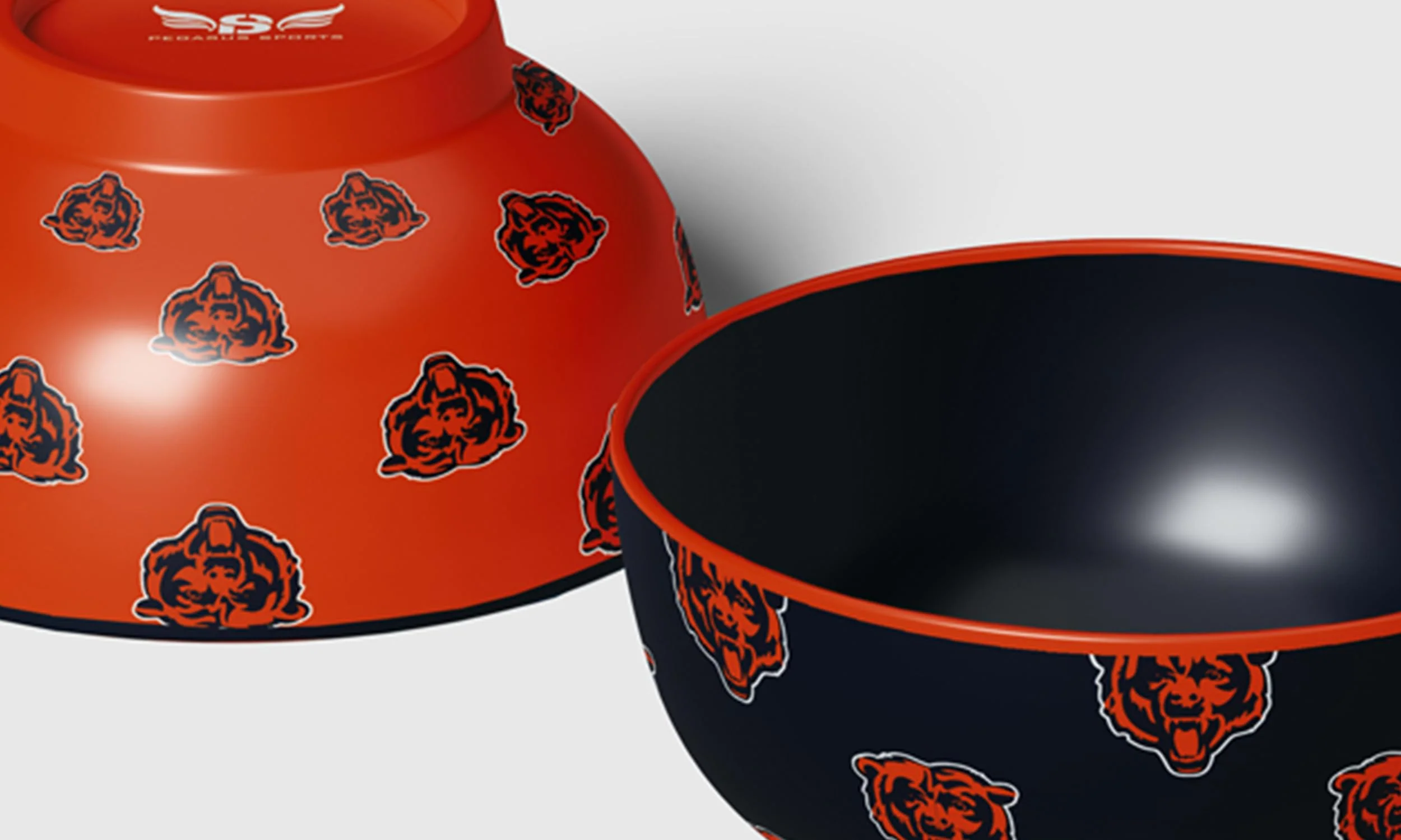 Pegasus Sports NFL Chicago Bears Home and Away 2 Pack Serving Bowls - Image 4