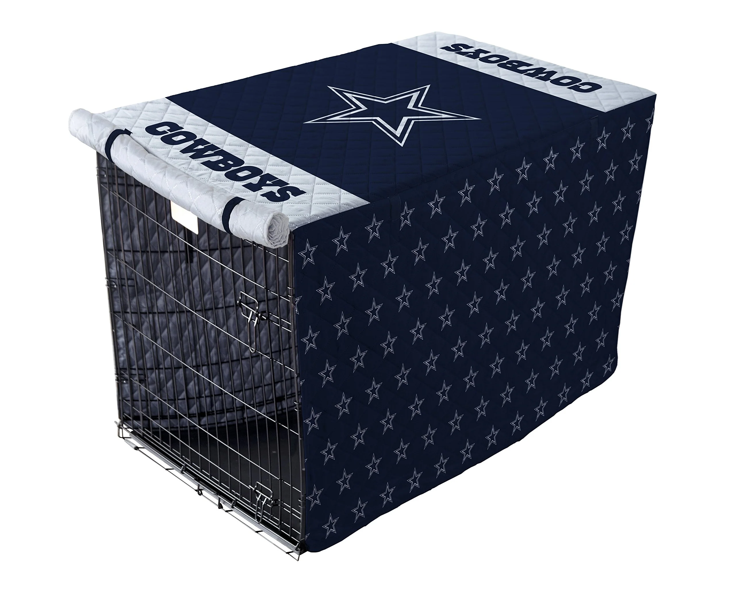 Pegasus Sports NFL Dallas Cowboys Dallas Cowboys Pet Crate Cover, Navy Blue, 42-Inch