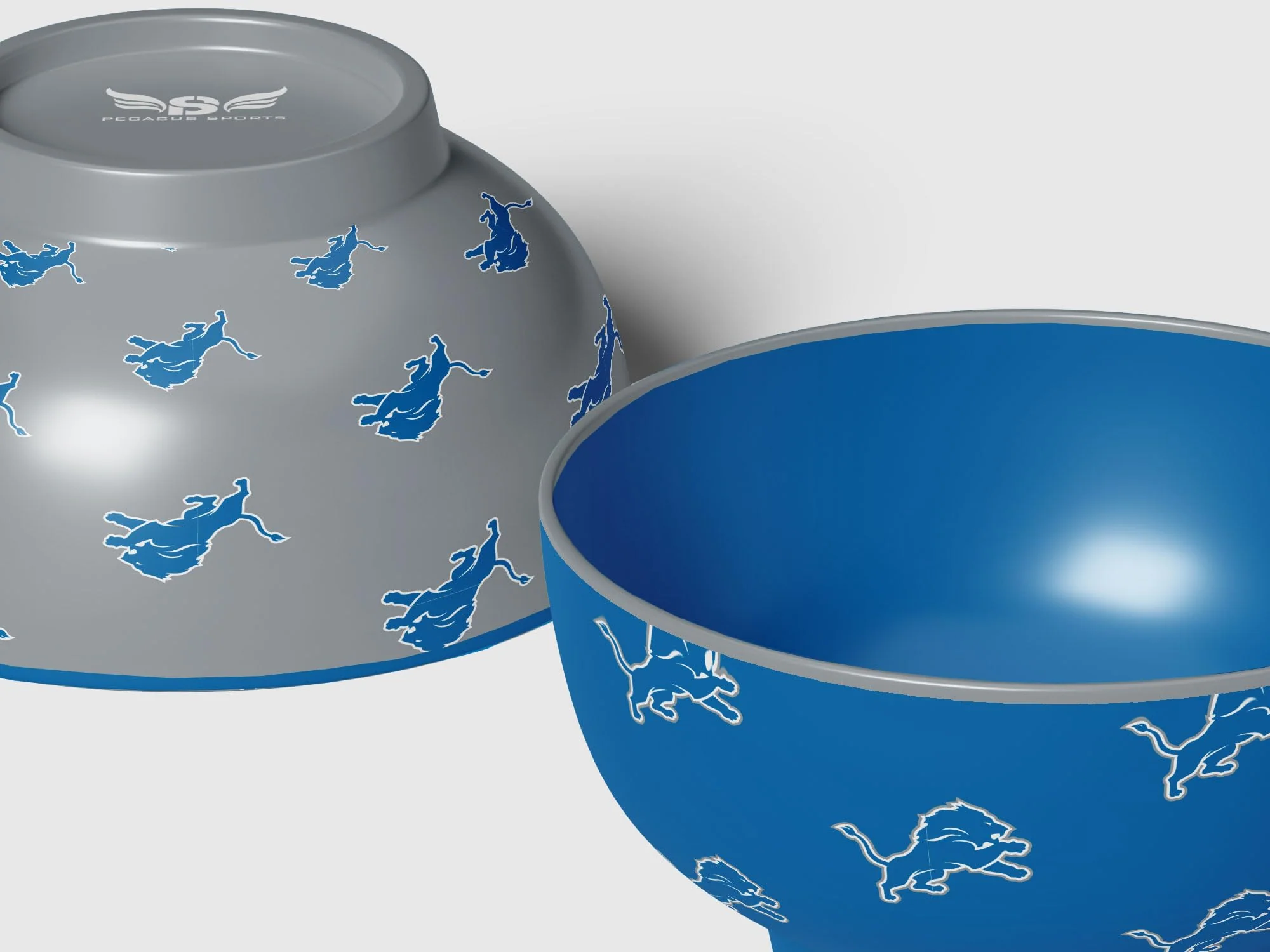Pegasus Sports NFL Detroit Lions Home and Away 2 Pack Serving Bowls - Image 4