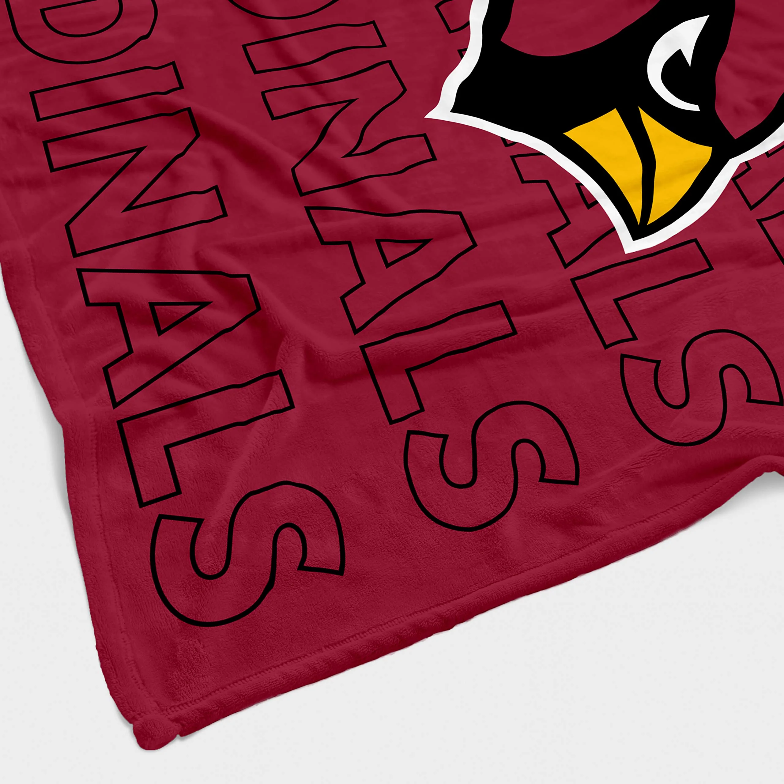 Pegasus Sports NFL Echo Team Wordmark Plush Blanket- Arizona Cardinals, Team Color, 60x70 - Image 4