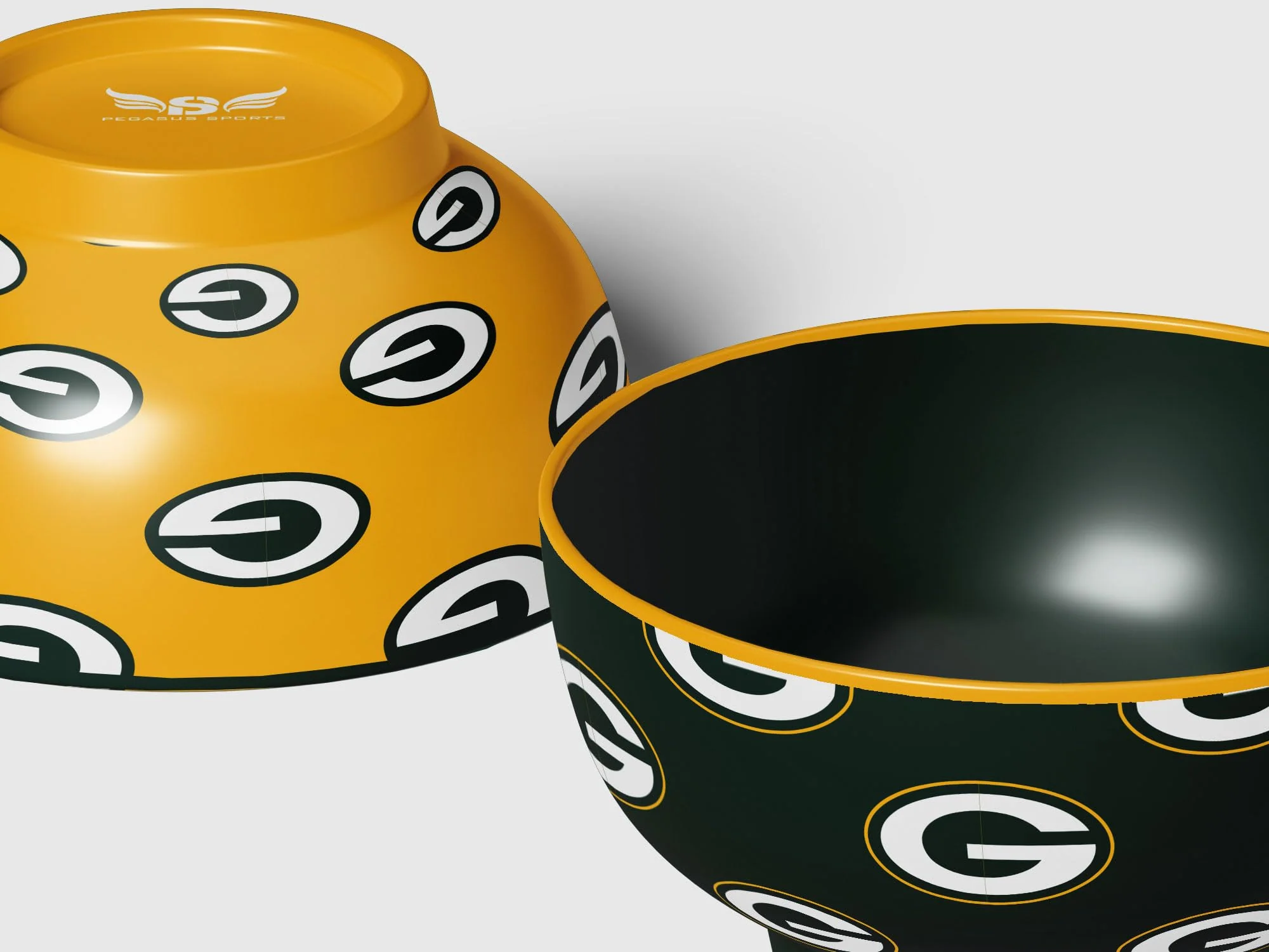 Pegasus Sports NFL Green Bay Packers Home and Away 2 Pack Serving Bowls - Image 4