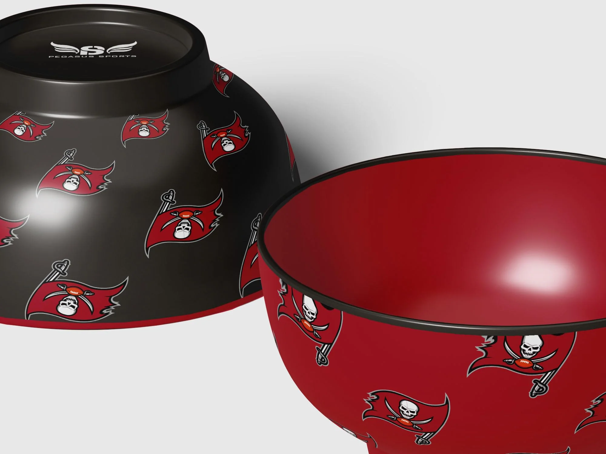 Pegasus Sports NFL Tampa Bay Buccaneers Home and Away 2 Pack Serving Bowls - Image 4