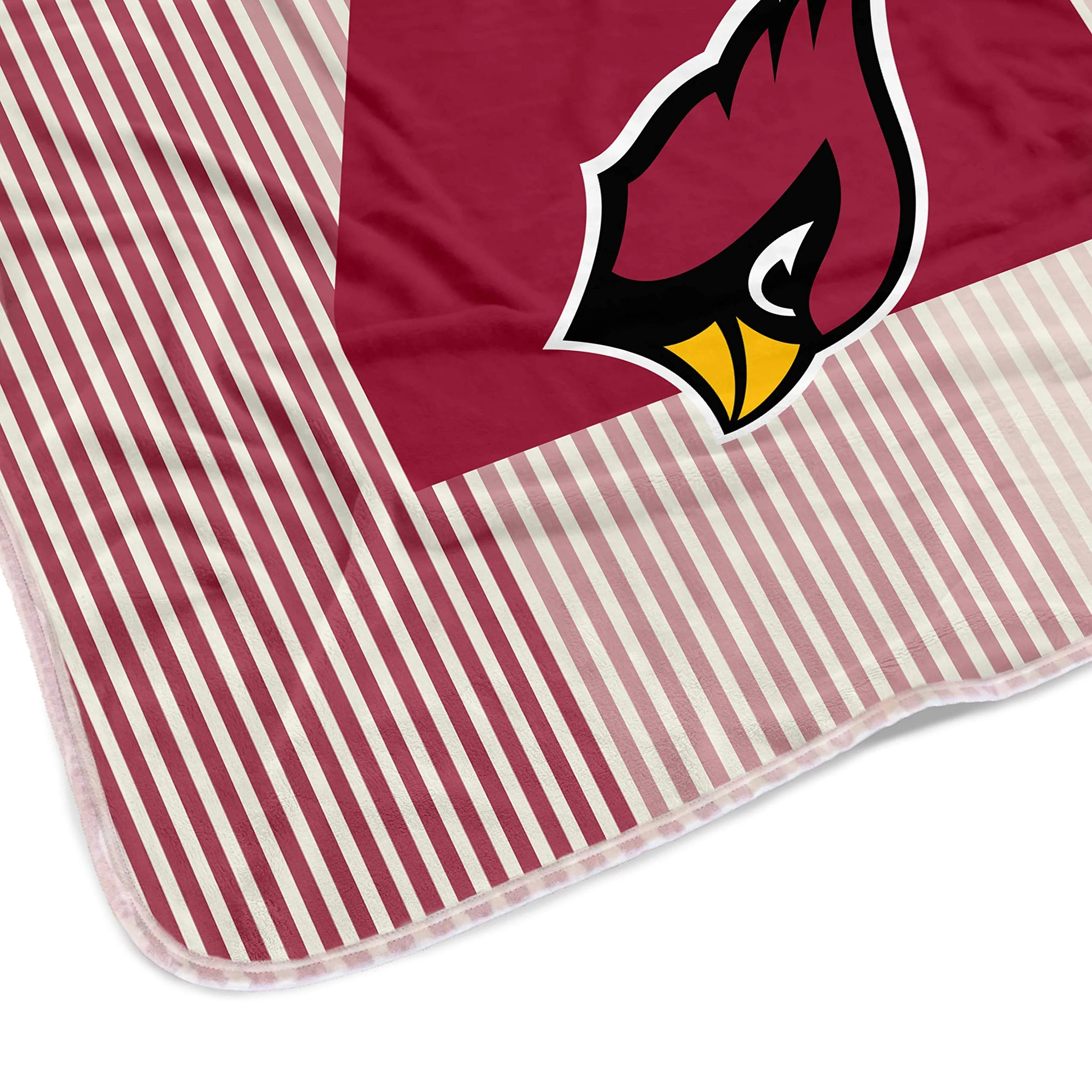 Pegasus Sports NFL Ultra Fleece State Stripe Blanket- Arizona Cardinals, Team Color, 60x70 - Image 3