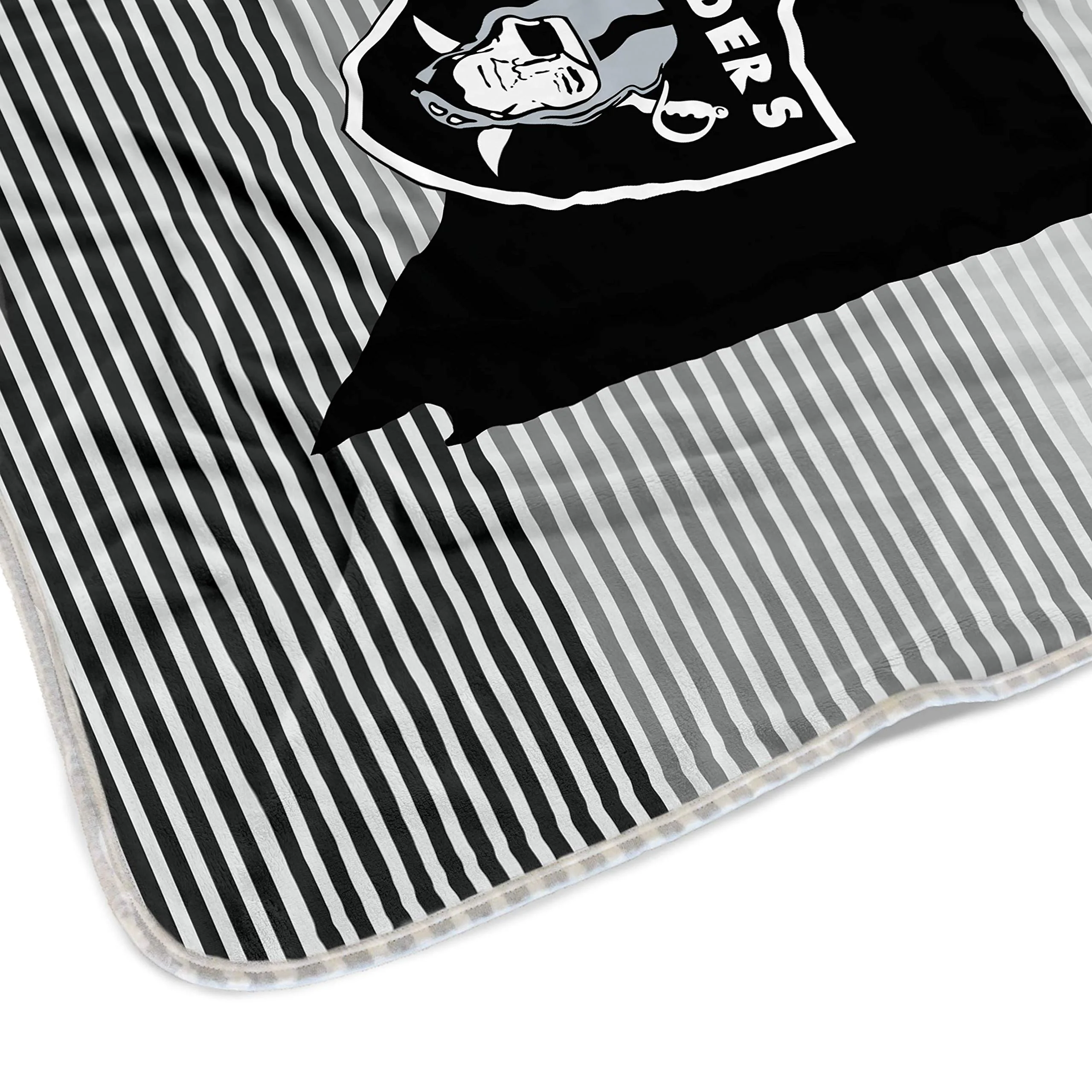 Pegasus Sports NFL Ultra Fleece State Stripe Blanket- Las Vegas Raiders, 60x70 - Image 3