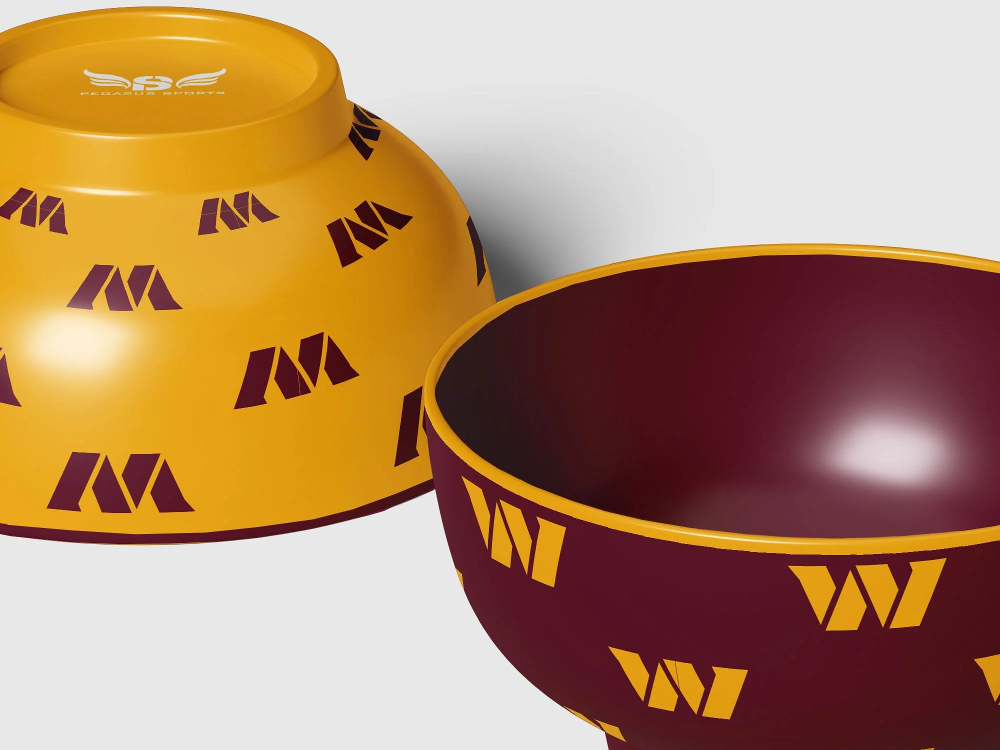 Pegasus Sports NFL Washington Commanders Home and Away 2 Pack Serving Bowls - Image 4