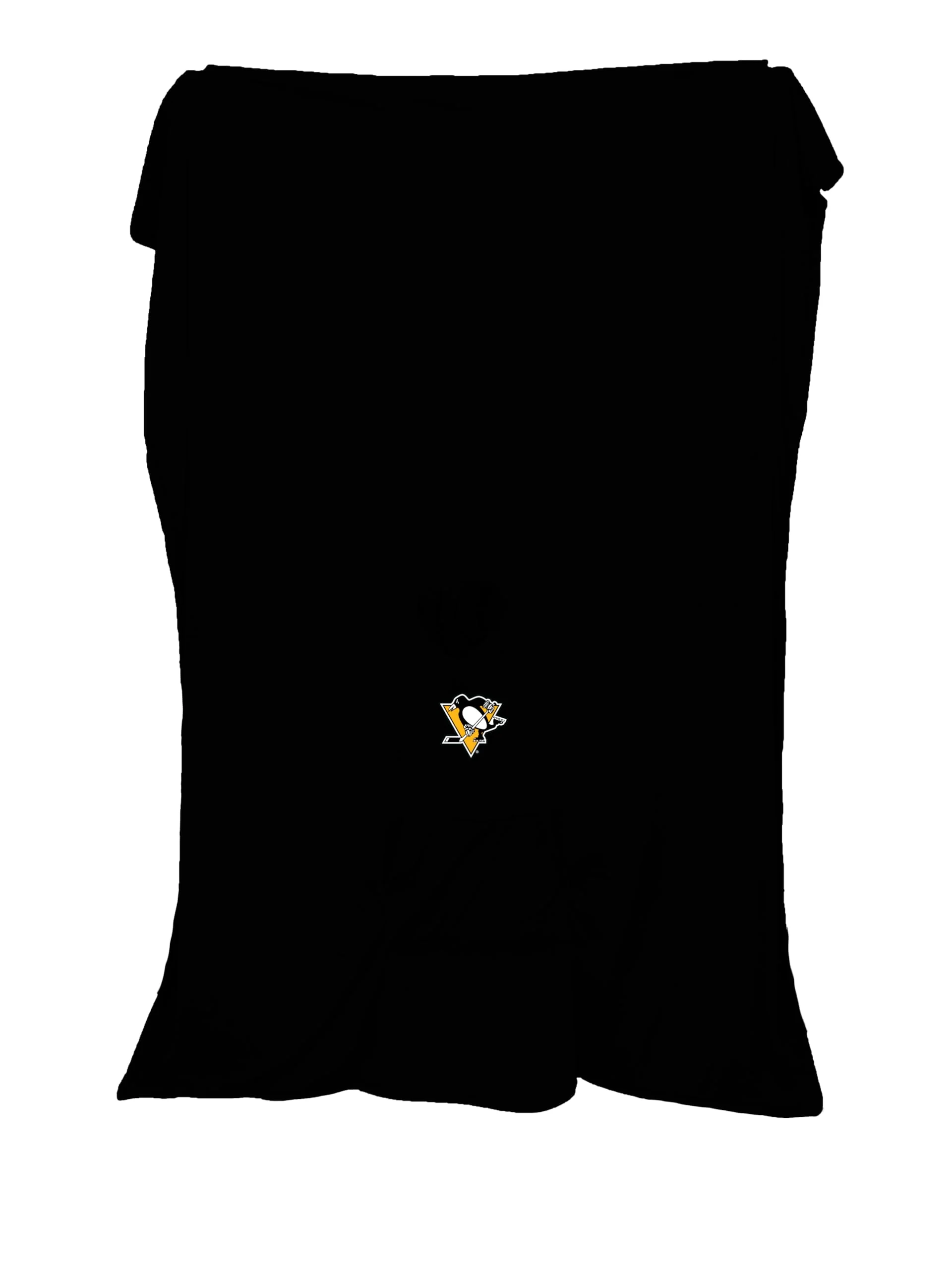 Pegasus Sports NHL Pittsburgh Penguins Team Color Bloncho w/Logo Patch & Sherpa - Image 3