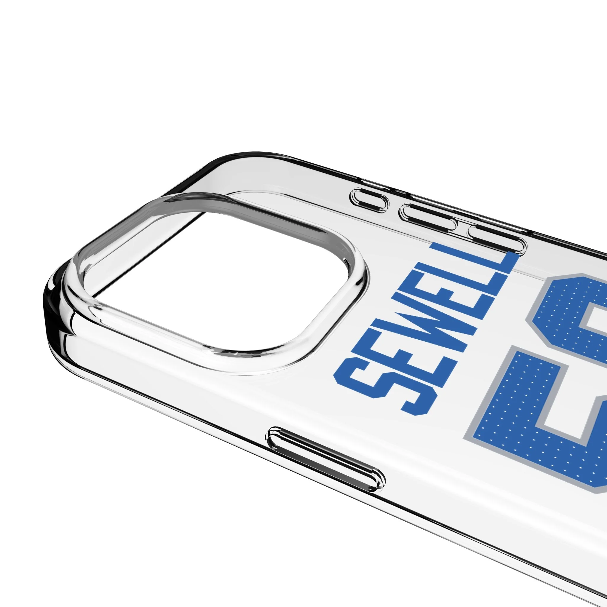 Penei Sewell Detroit Lions 58 Game Tactic Clear Phone Case for Apple iPhone - Image 3