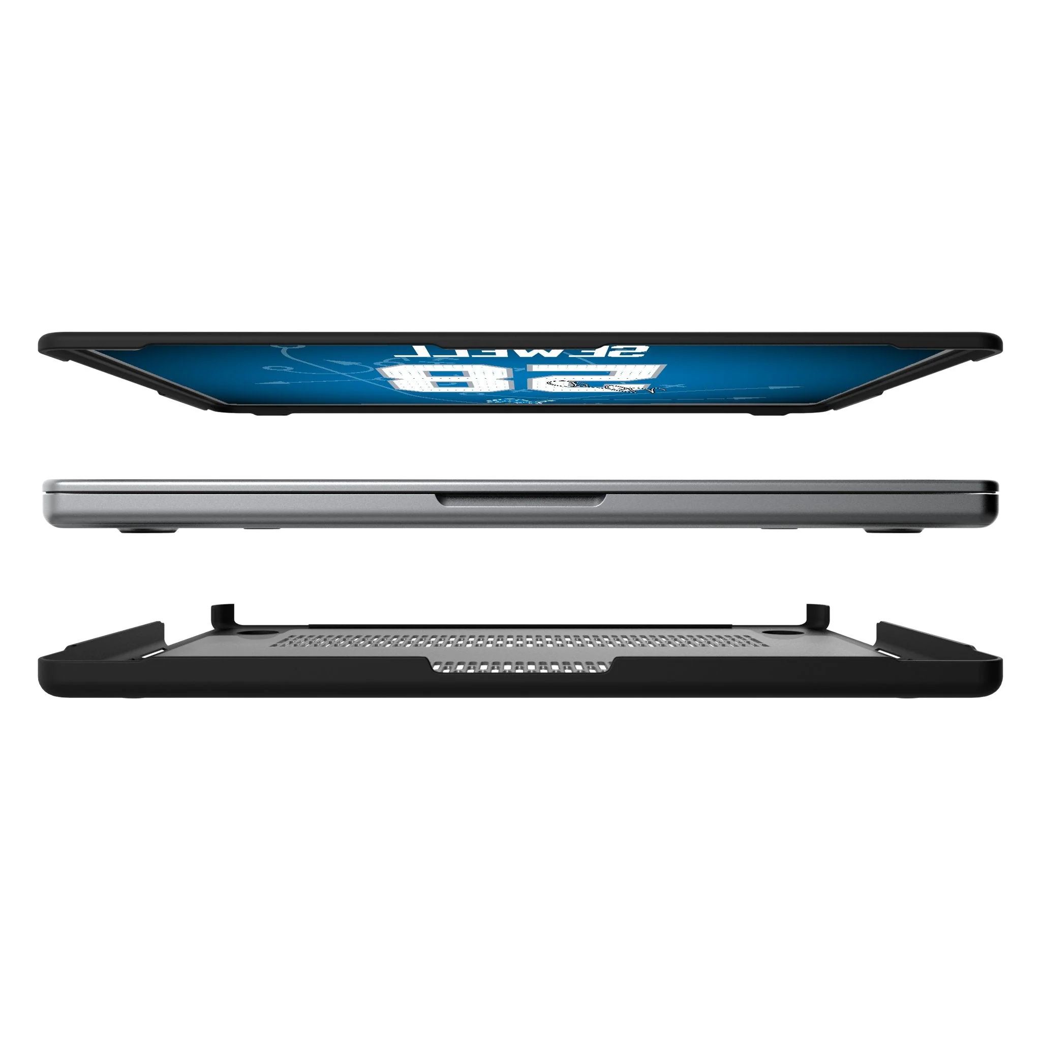 Penei Sewell Detroit Lions 58 Game Tactic Laptop Case for Apple MacBook - Image 7