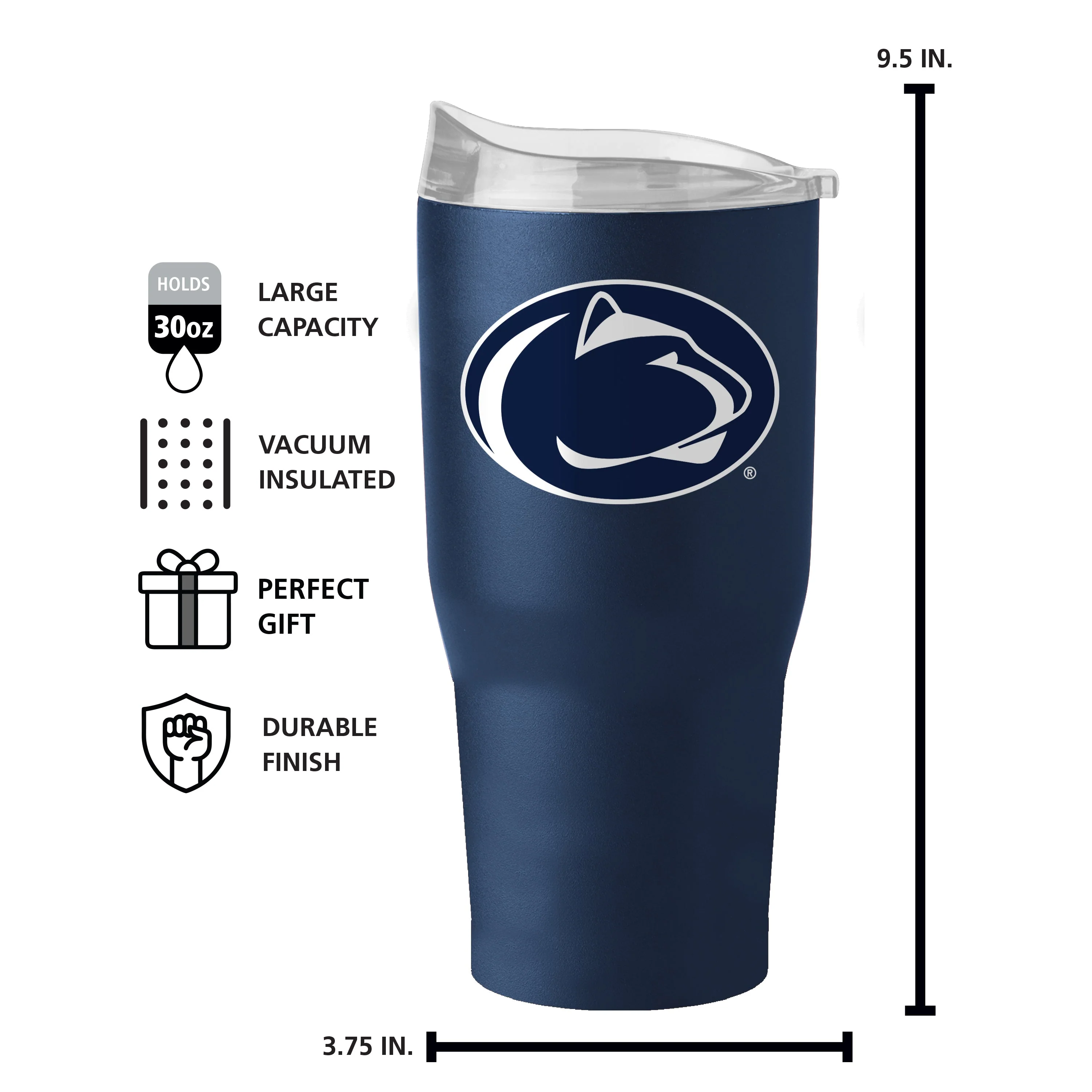Penn State 30oz Flipside Powder Coat Tumbler