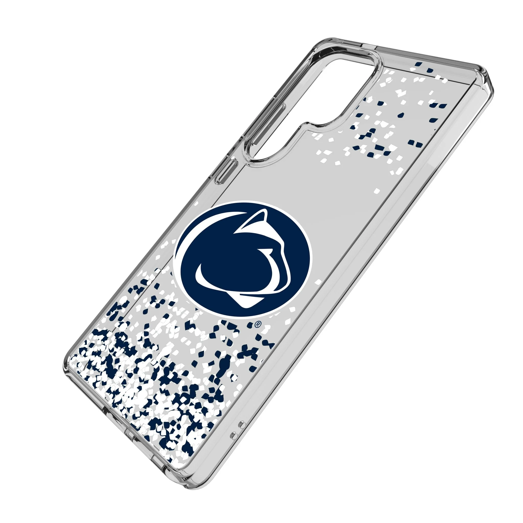 Pennsylvania State University Nittany Lions Confetti Clear Phone Case for Samsung Galaxy - Image 2