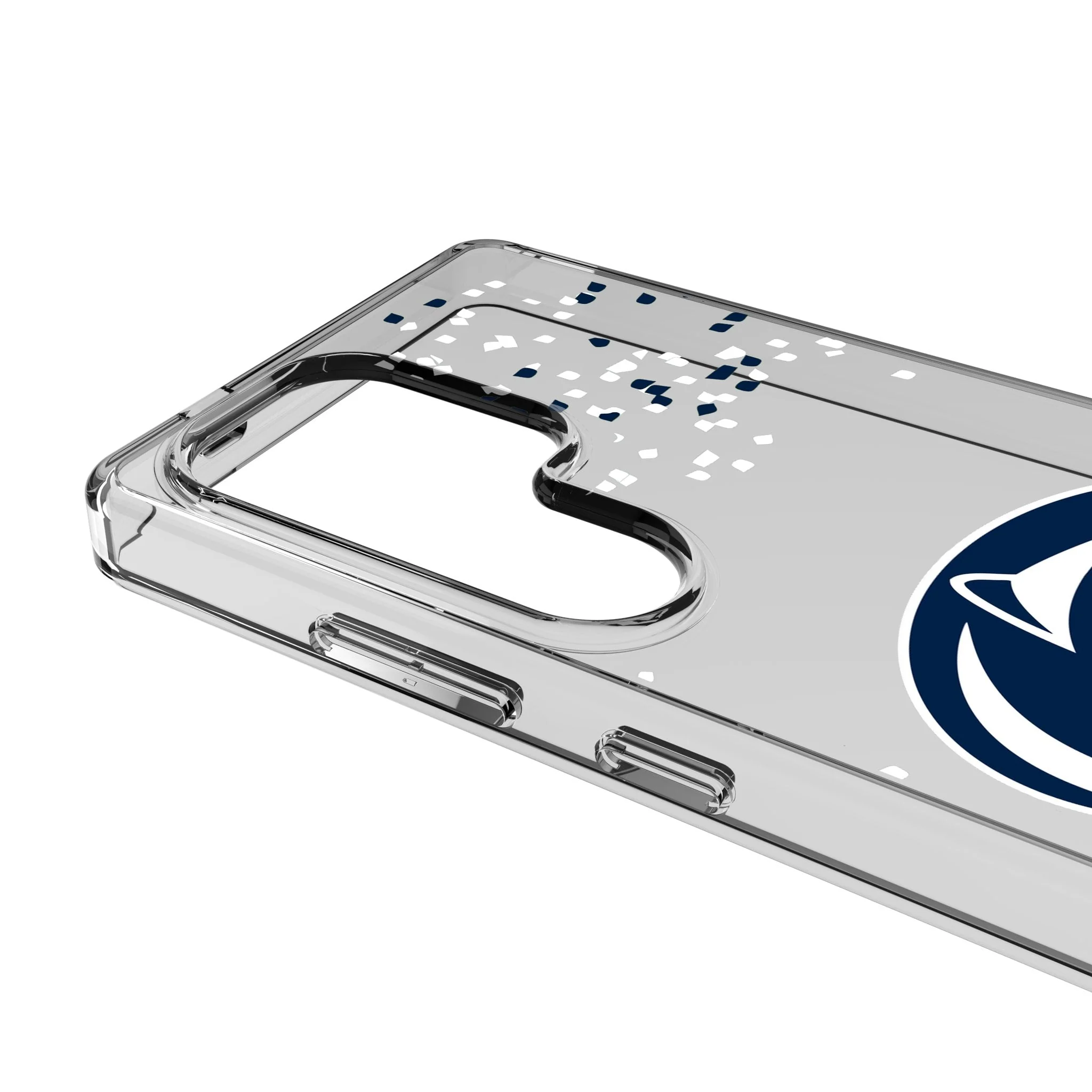Pennsylvania State University Nittany Lions Confetti Clear Phone Case for Samsung Galaxy - Image 3