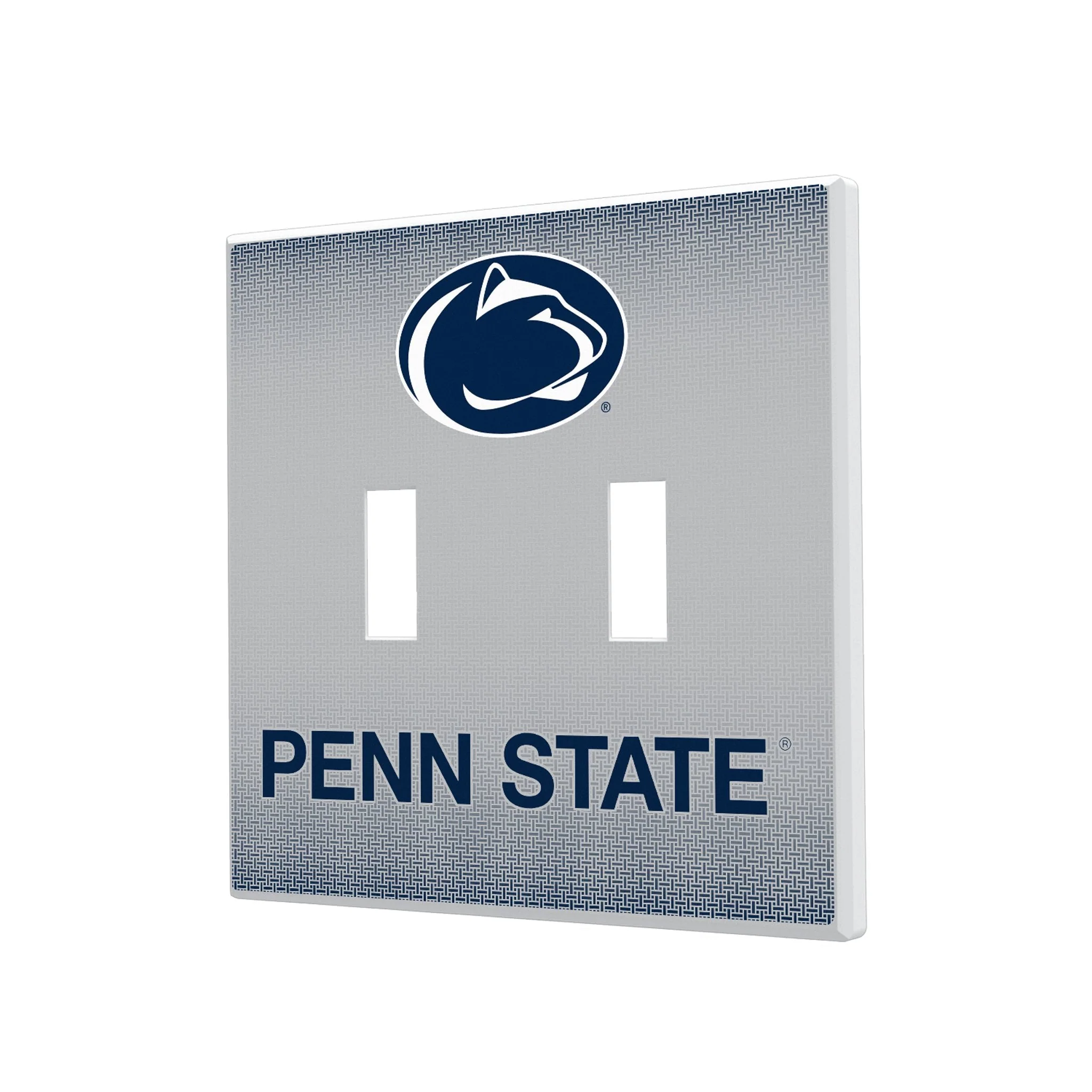 Pennsylvania State University Nittany Lions Linen Hidden-Screw Light Switch Plate - Image 3