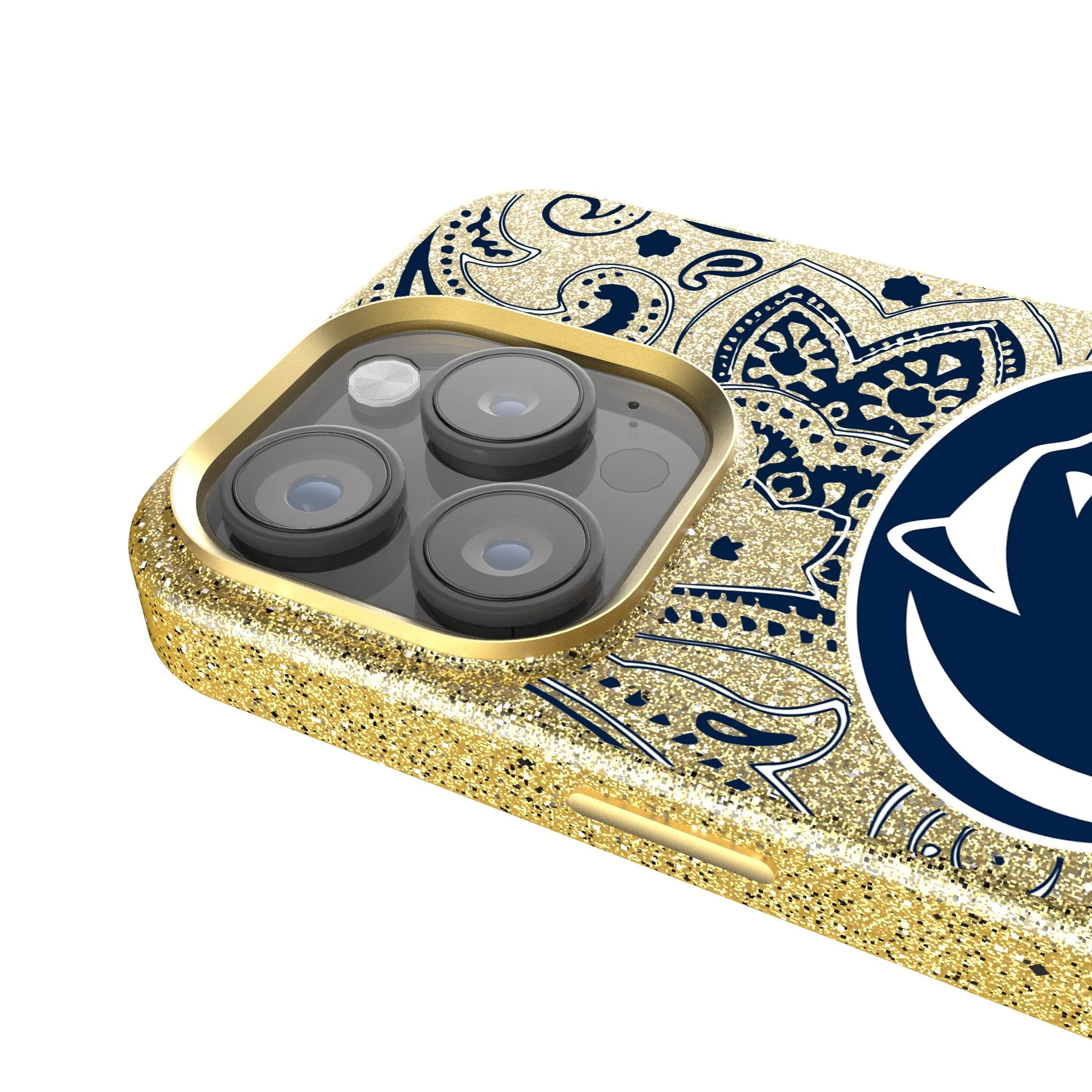 Pennsylvania State University Nittany Lions Paisley Bling Phone Case - Image 4