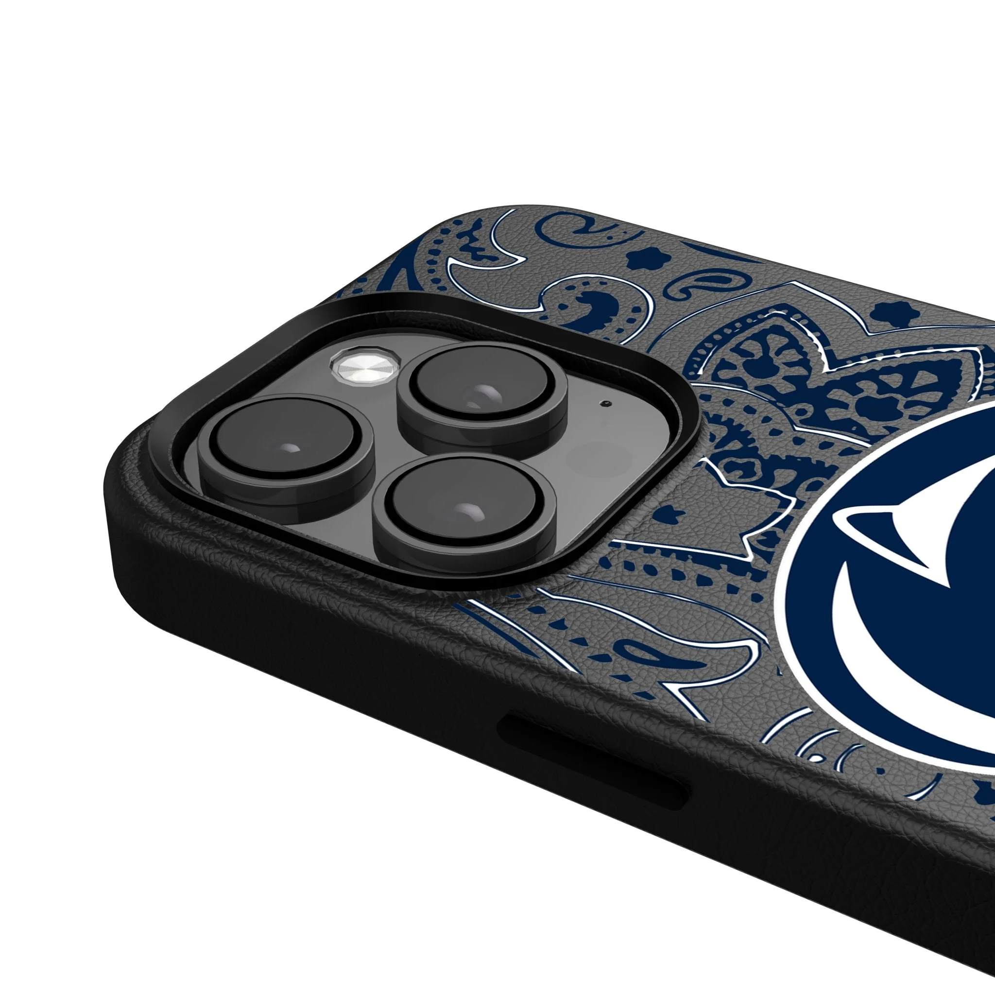 Pennsylvania State University Nittany Lions Paisley MagSafe Compatible Phone Case for Apple iPhone - Image 4