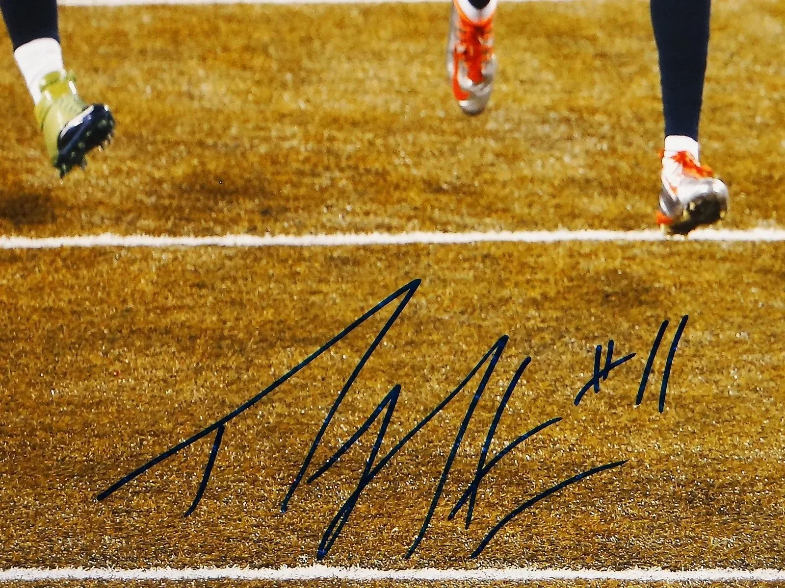 Percy Harvin Autographed Seahawks 16x20 Super Bowl Run Photo- JSA W Auth - Image 2