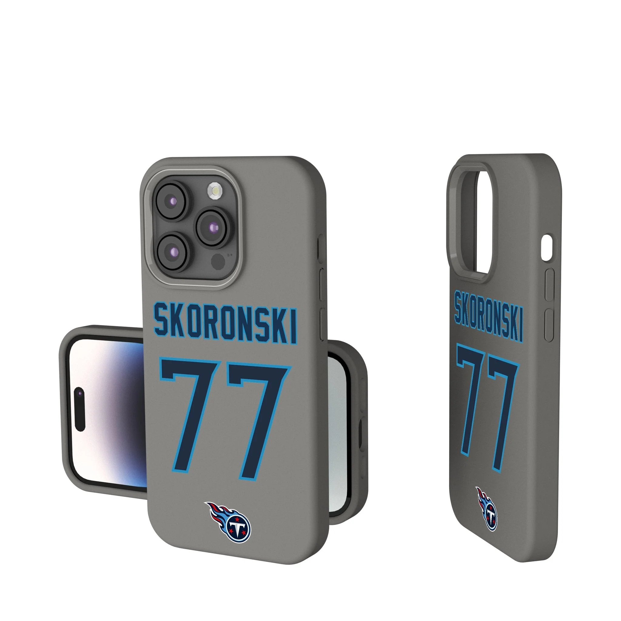 Peter Skoronski Tennessee Titans 77 Ready Soft Touch Phone Case