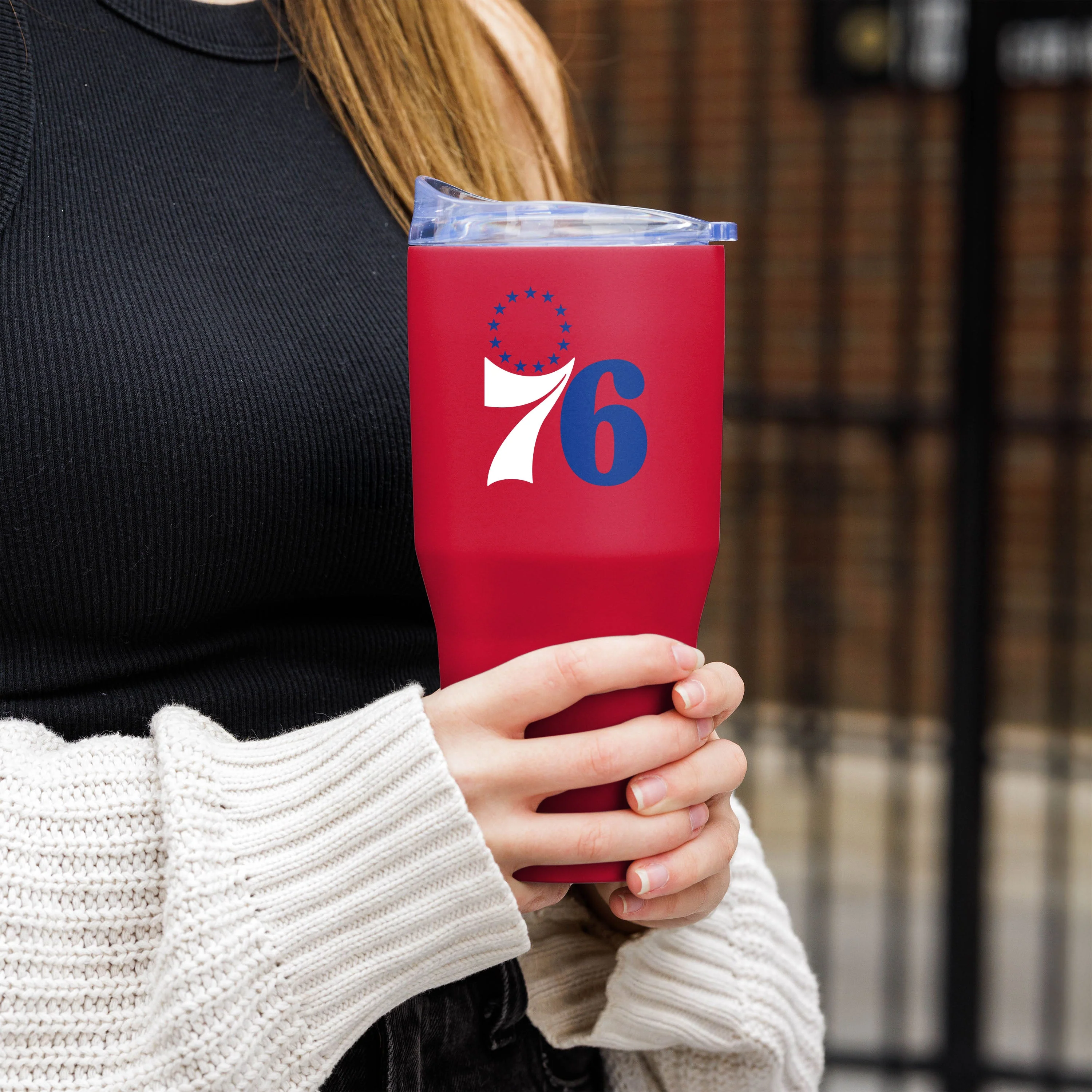 Philadelphia 76ers 30oz Flipside Powder Coat Tumbler - Image 5