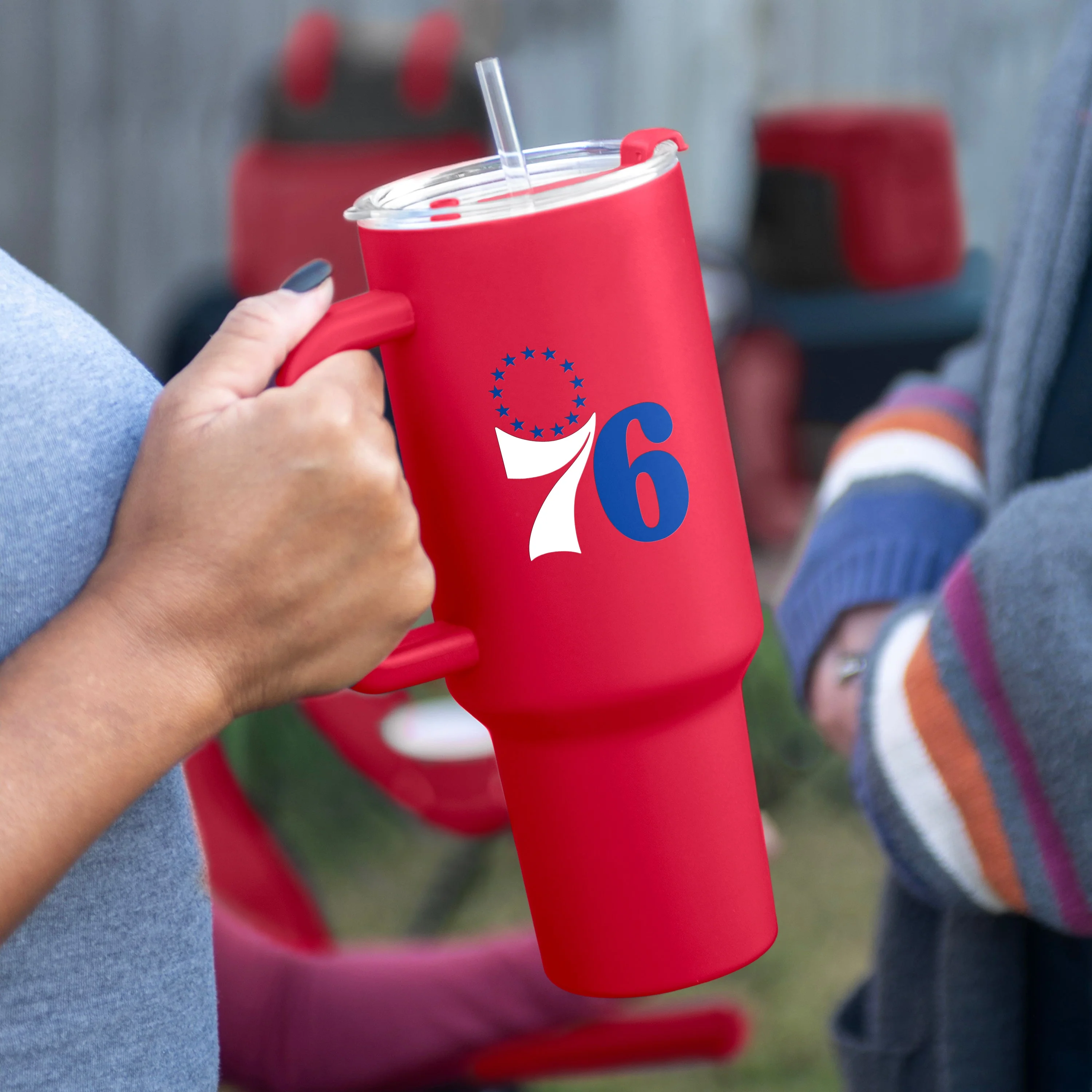 Philadelphia 76ers 40oz Flipside Powder Coat Tumbler - Image 3