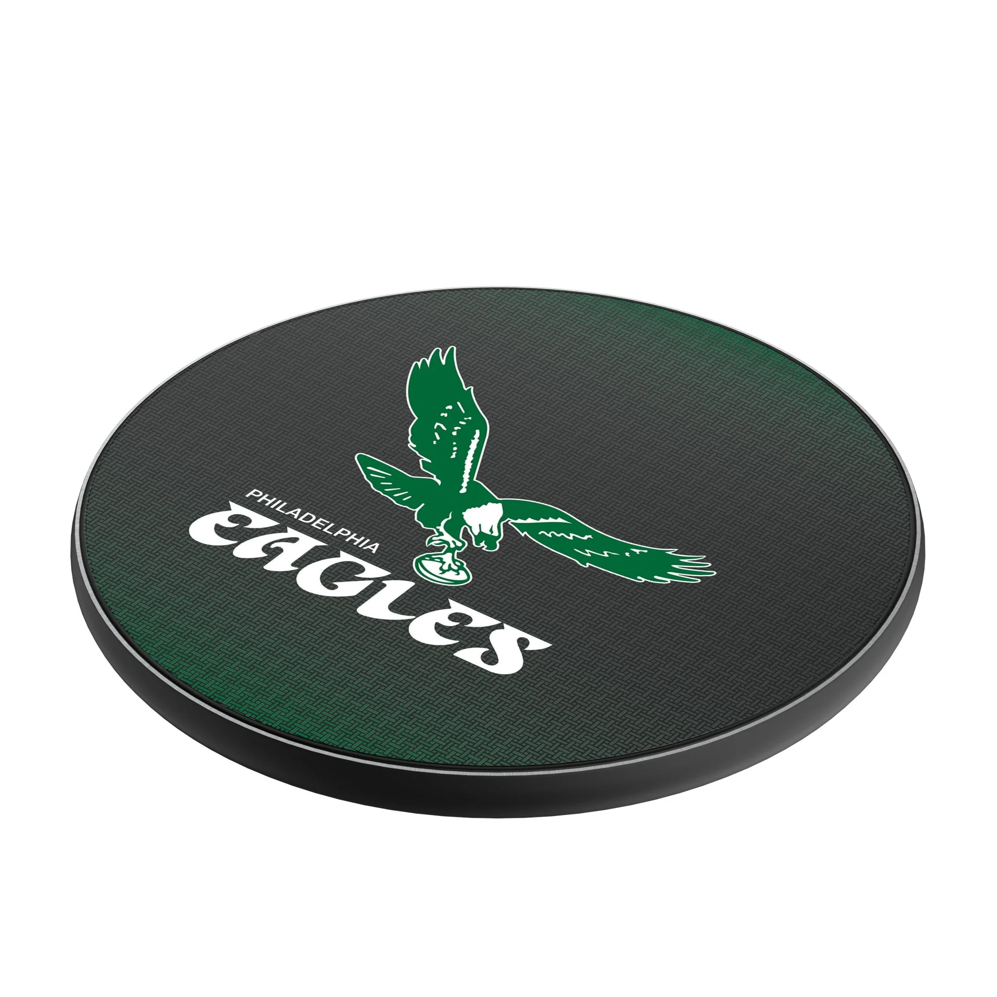 Philadelphia Eagles 1973-1995 Historic Collection Linen 15-Watt Wireless Charger - Image 2