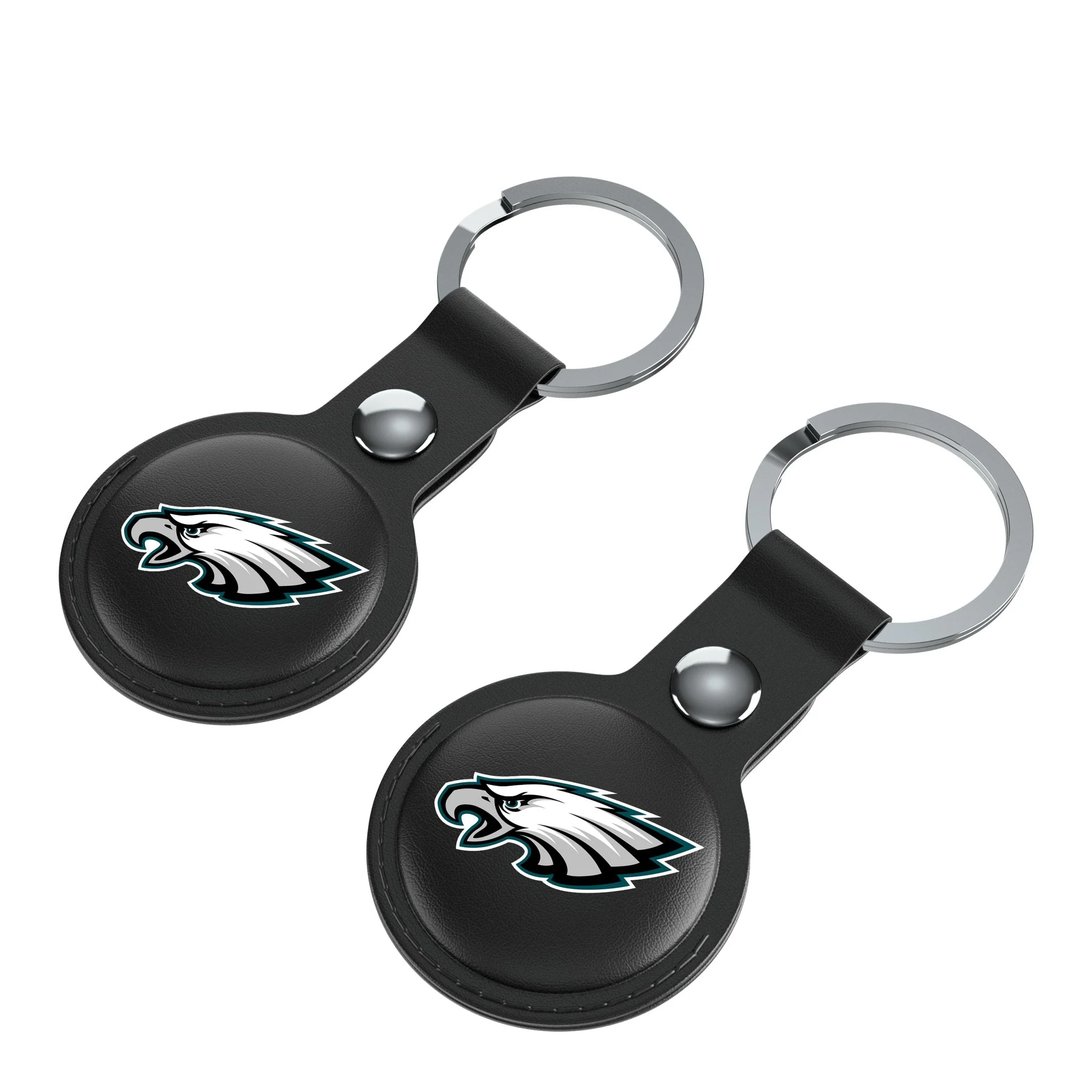 Philadelphia Eagles Insignia Black Airtag Holder 2-Pack - Image 3